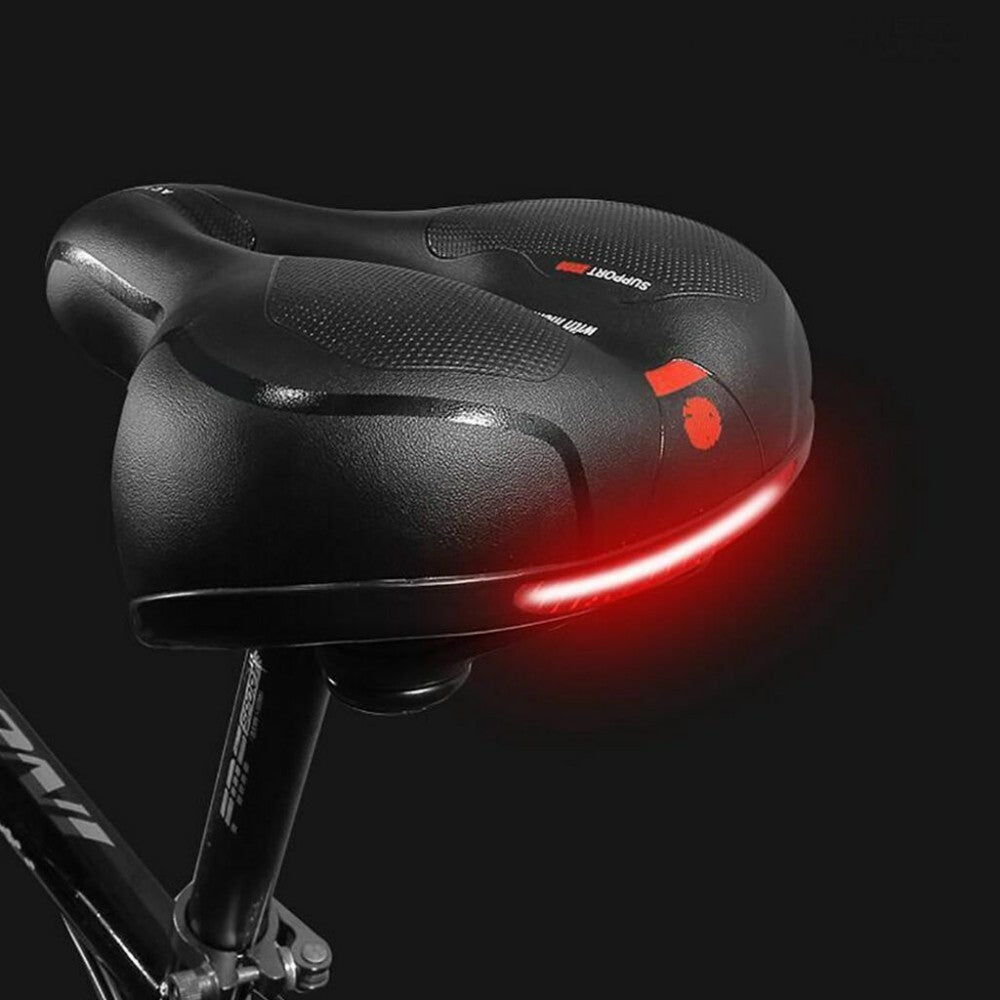 Comfort Gel Bike Saddle with Memory Foam & Dual-Spring Suspension – Unisex, Universal Fit (UK)