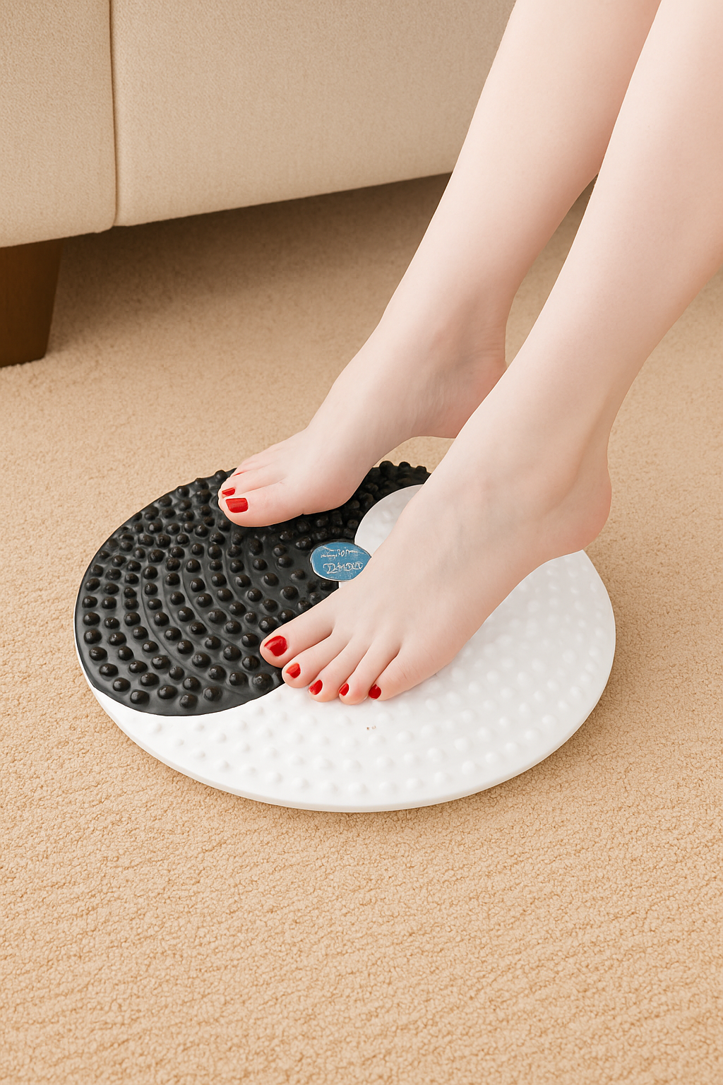 Foot Massage Acupressure Mat with Magnets & Nodules – Reflexology Stress Relief Pad