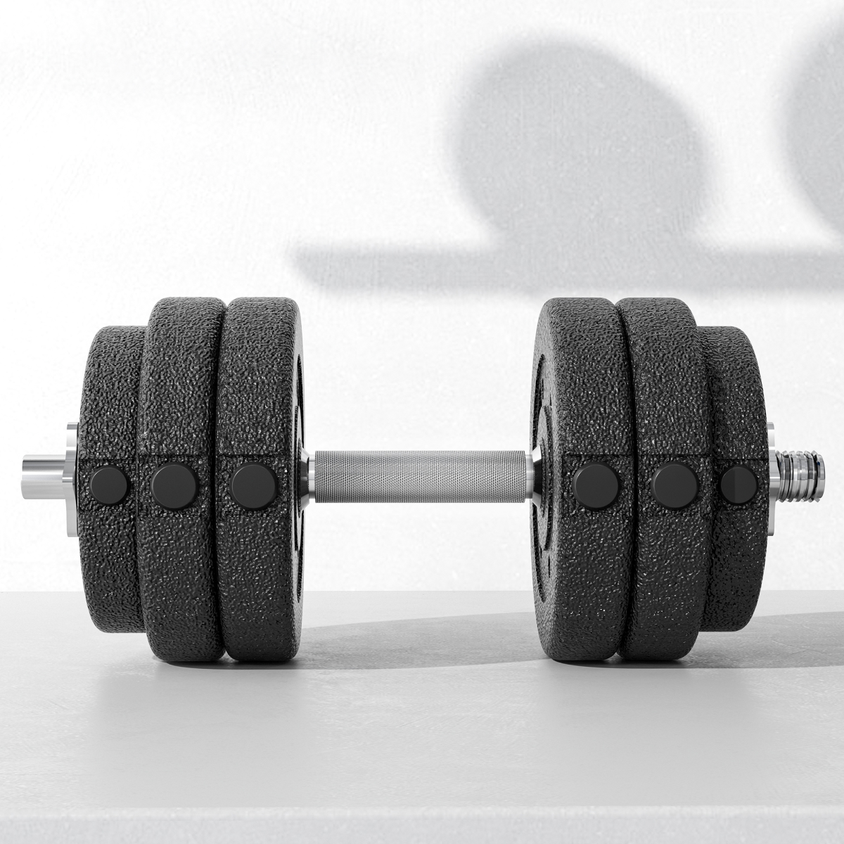 HOMCOM 30kg Adjustable Dumbbell Weight Set – Hand Weights for Body Fitness