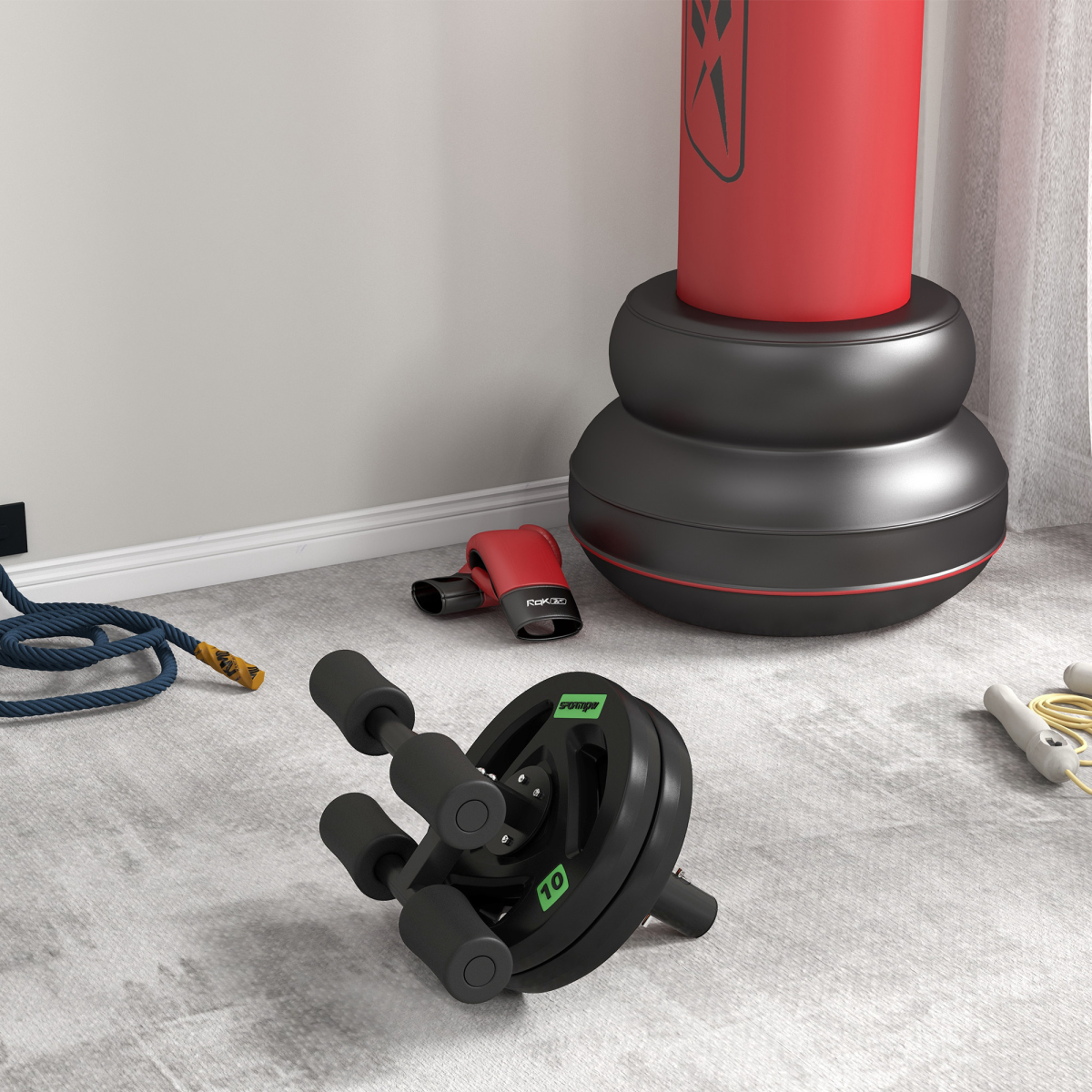 Olympic Tib Bar Tibialis Trainer – Fits 2" Weight Plates, Foam Padded