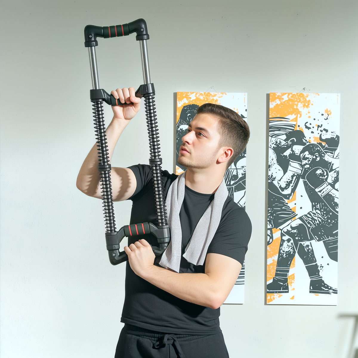 Adjustable Chest Expander – 10-50kg Resistance Strength Training for Men & Women