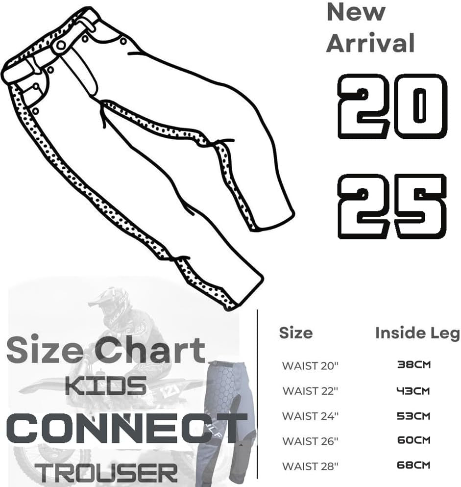 WULF MX 2024 Kids Motocross Race Suit - Off-Road Trials Enduro Kart ATV MTB Dirt Bike Junior Apparel Set