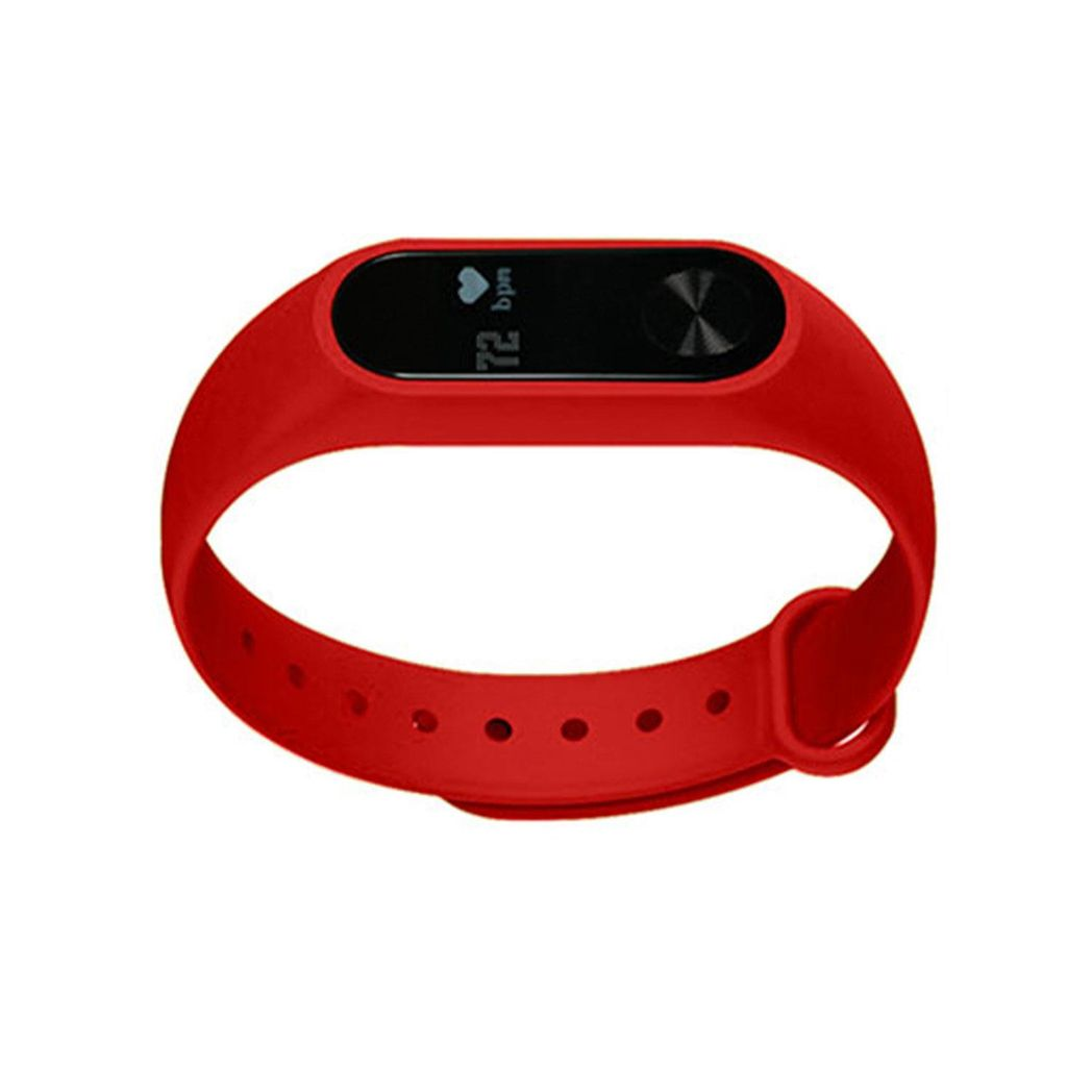 Aquarius AQ112 Red Fitness Tracker with Heart Rate Monitor & All-Day Activity Tracking