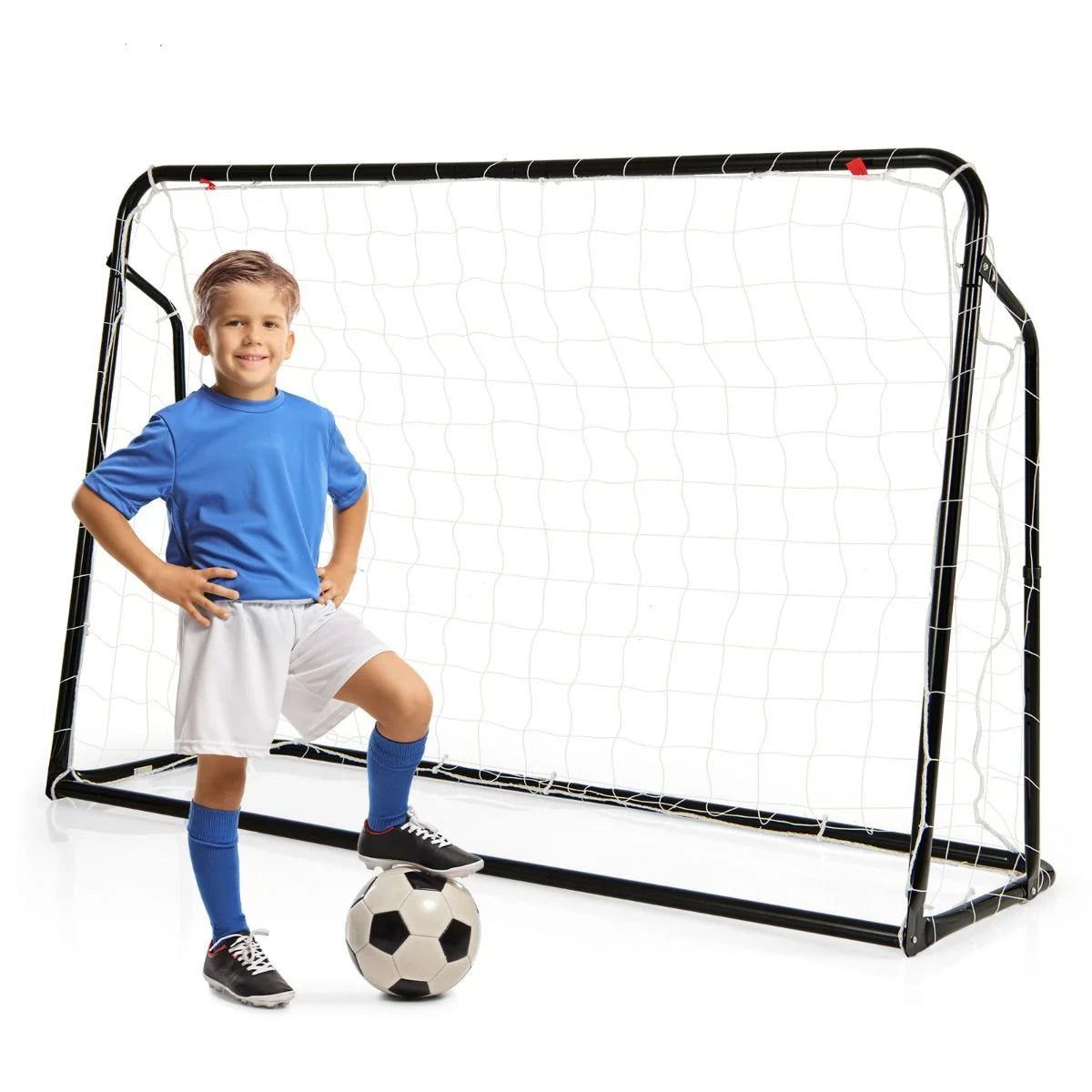 2-in-1 Soccer Rebounder and Goal for Children Aged 6 and Above