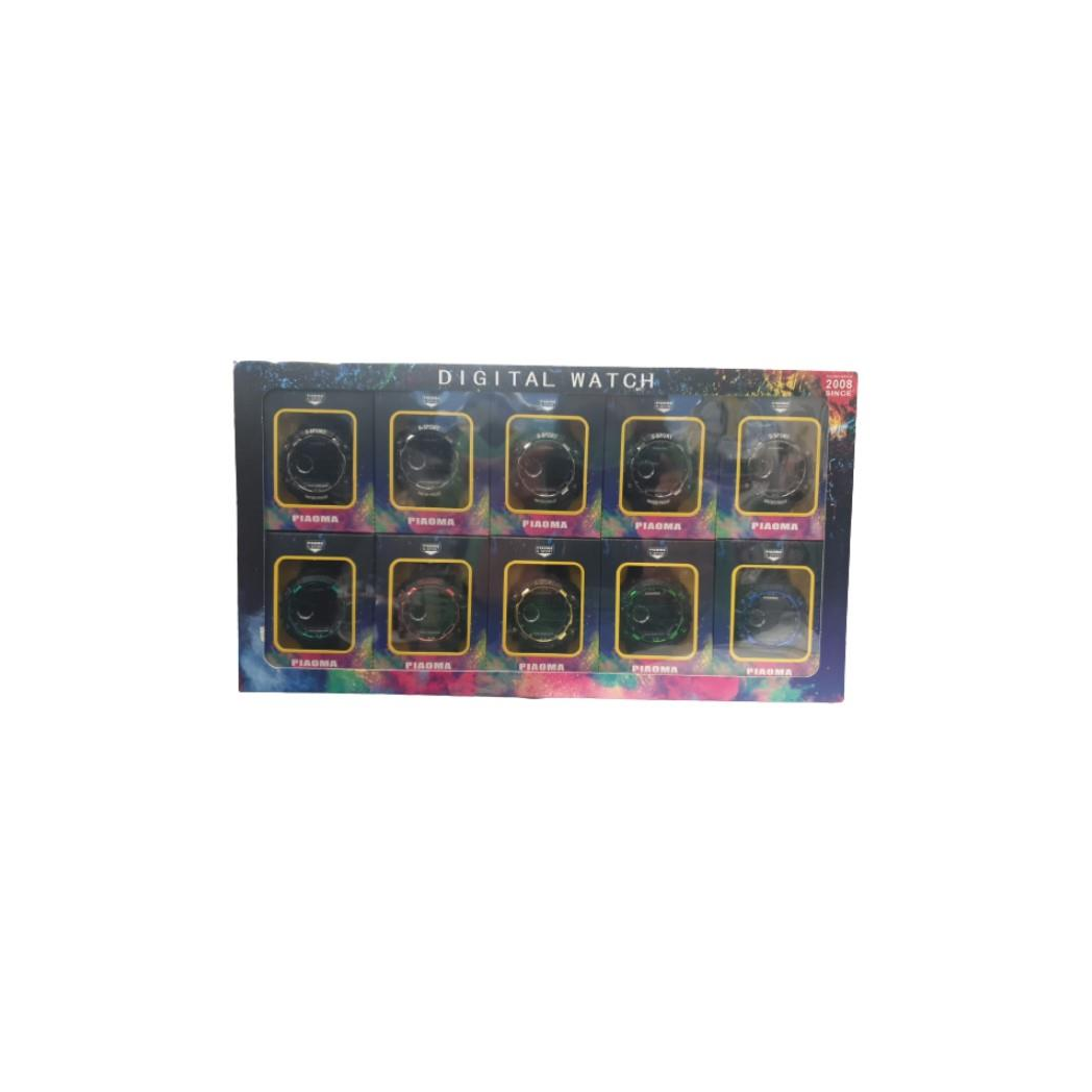 Piaoma Men’s Digital Waterproof Watch – Multi-Function Sport & Casual Timepiece (Assorted Models & Colours) - All Round Fitness