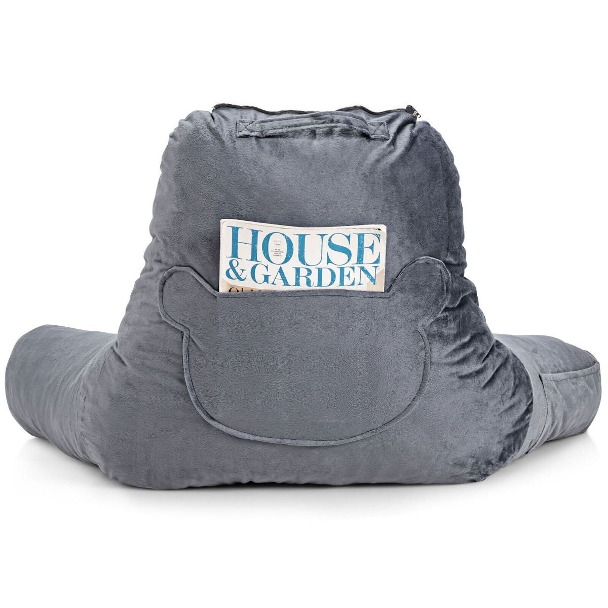 Extra Large Reading Pillow with Removable Neck Support