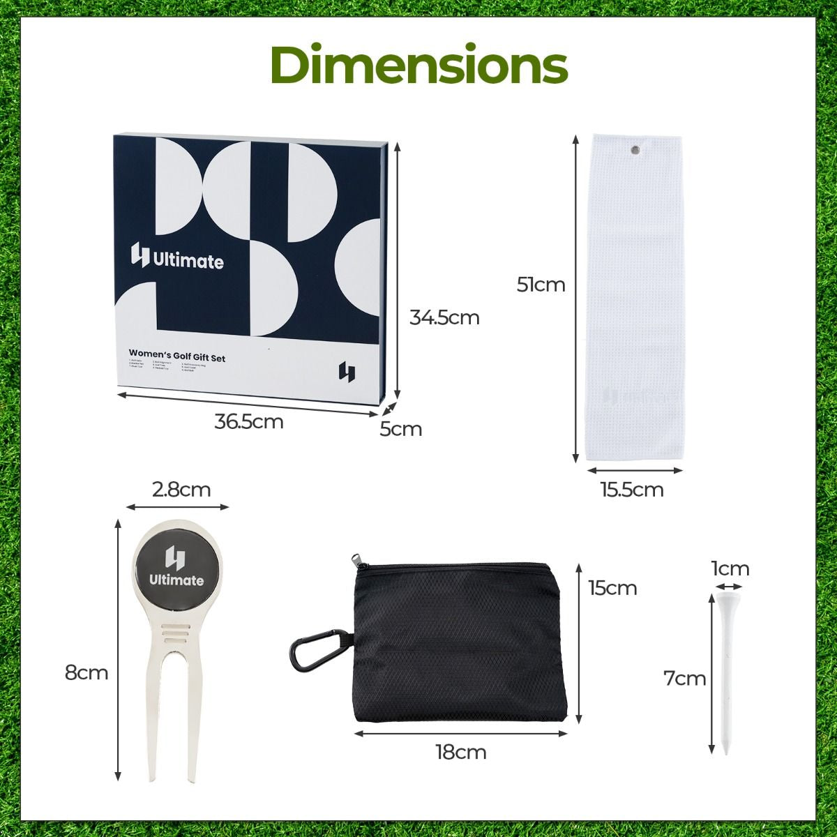 Premium Golf Accessories Gift Set for Men and Women
