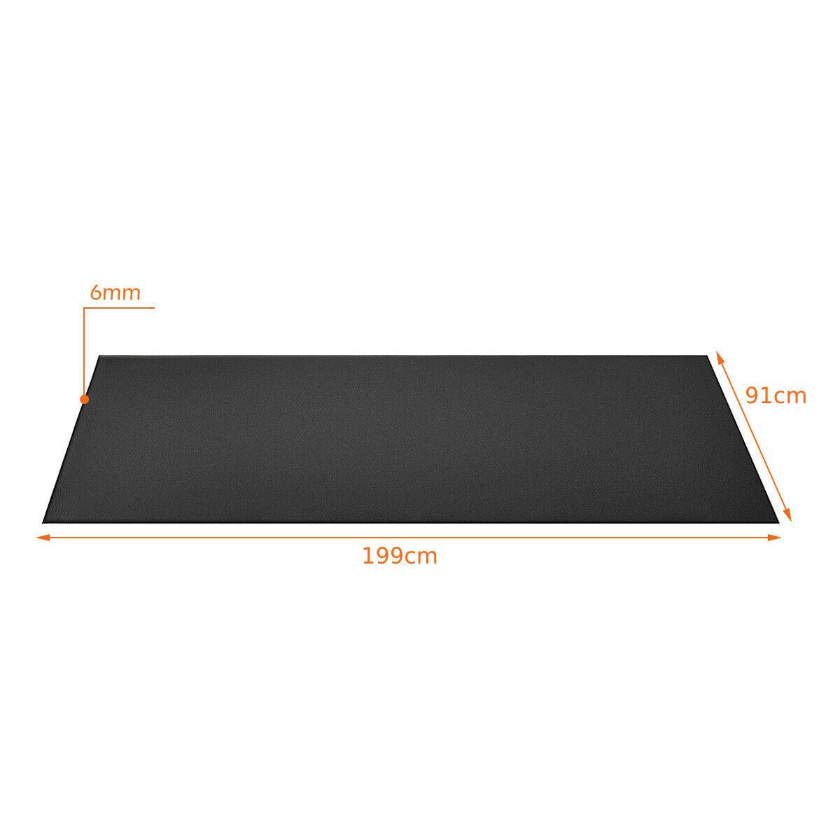 199Cm Waterproof Treadmill Mat to Protect Hard Floors or Carpets