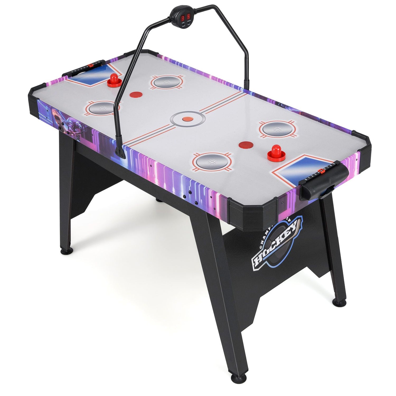 Exciting 144 CM Air Hockey Table with 2 Pucks and 2 Pushers - Perfect for Family Fun and Competitive Play!