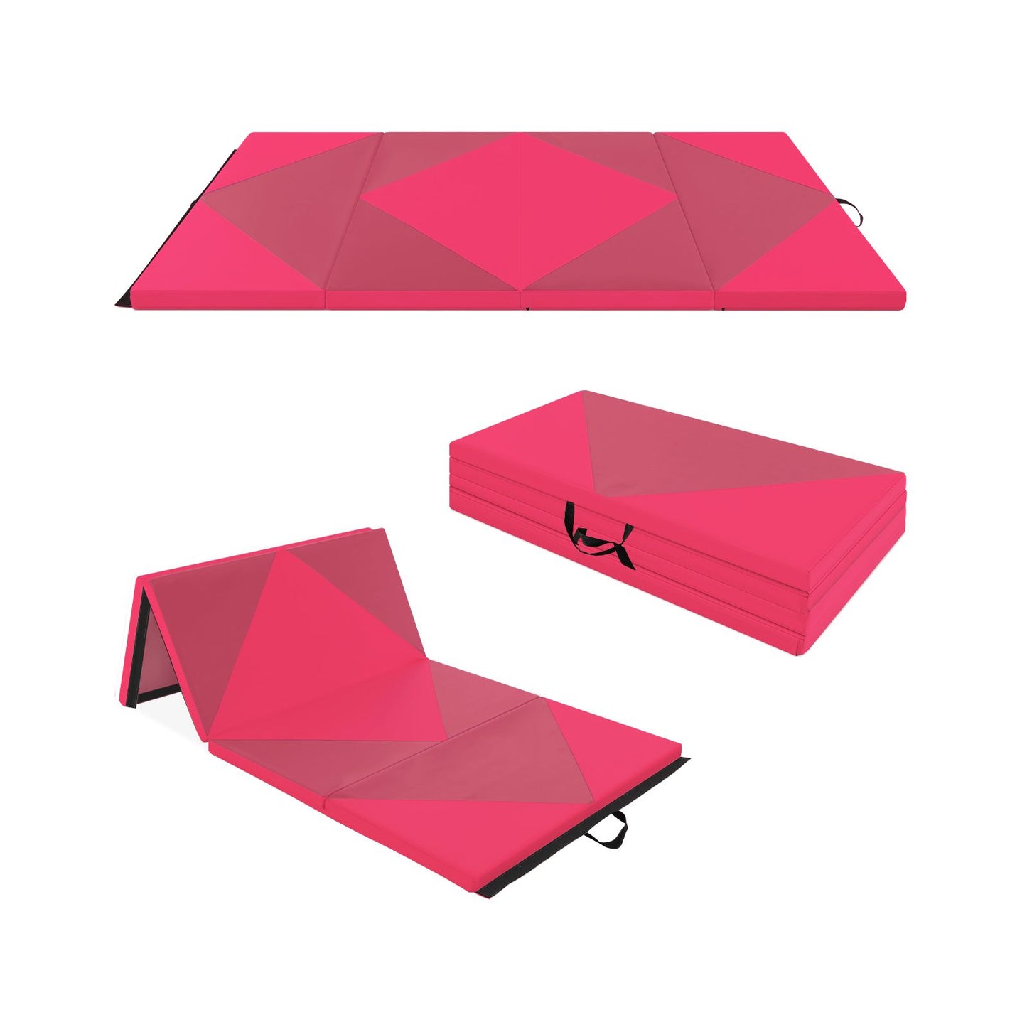 240 cm PU Leather Folding Gymnastics Mat