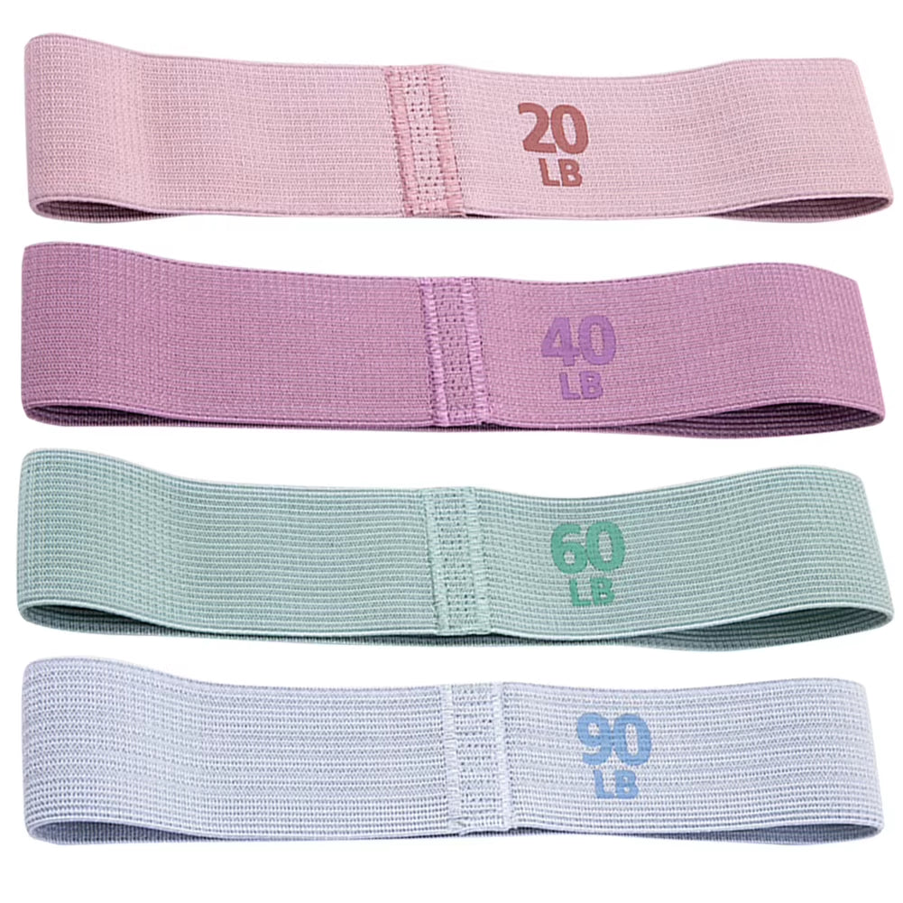 Stretch Fitness Strips Anti-Slip Pilates Hip Circle Portable Glute Thigh Elastic Bands Yoga Gym Equipment