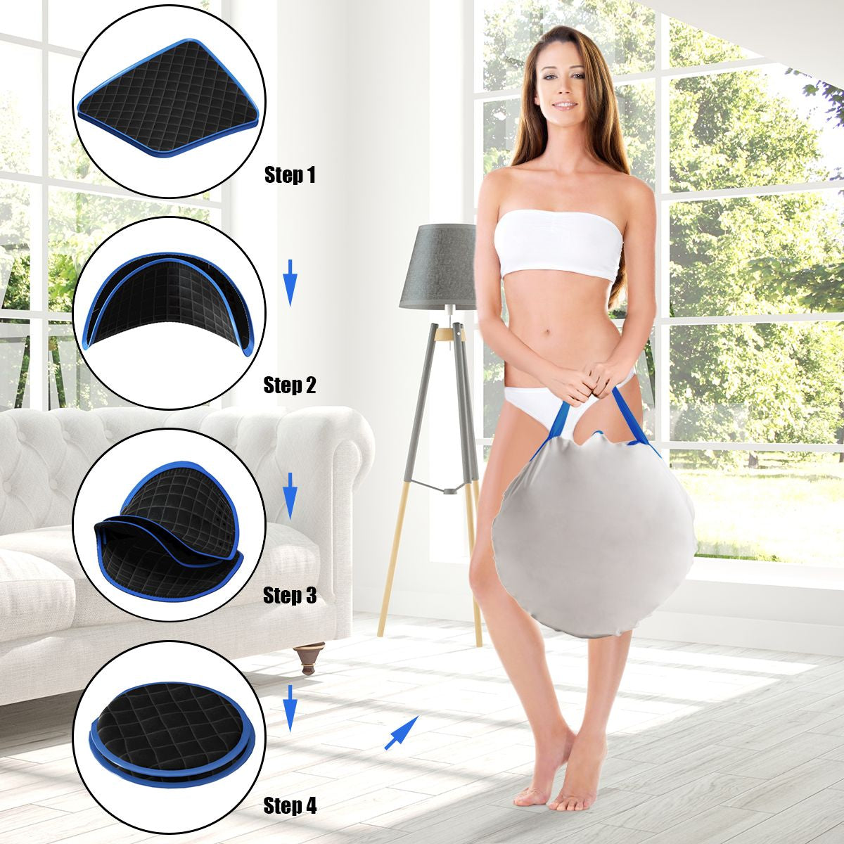 Portable Steam Sauna Spa - Adjustable Temperature Private Sauna Tent