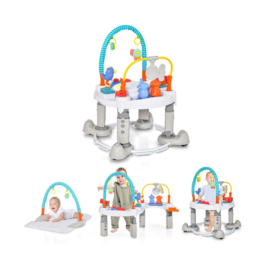 4-in-1 Baby Activity Center with Walker, Bouncer & Play Mat – For Babies Aged 0–2 Years