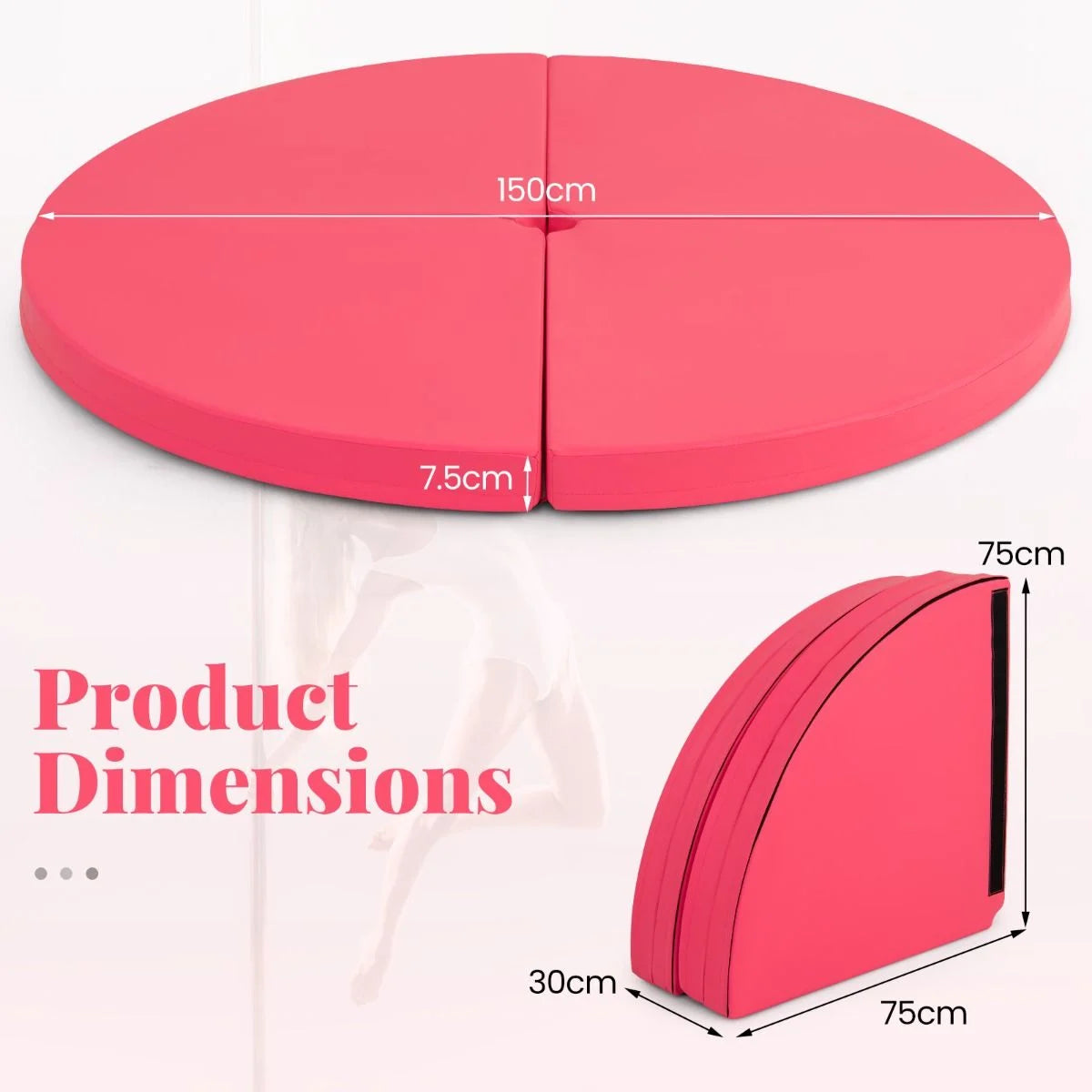 Professional Pole Dance Crash Mat with EPE Foam for Home and Gym Use