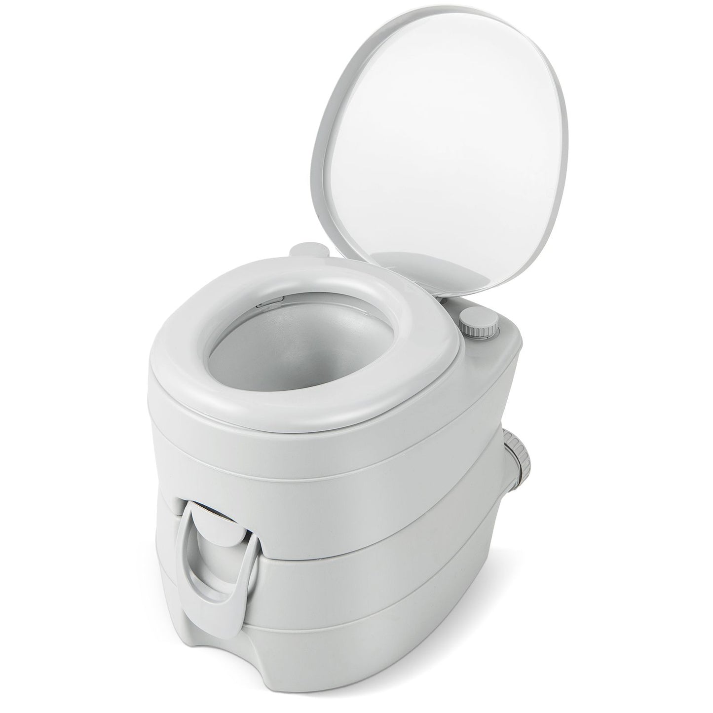 Portable Camping Toilet with 20L Waste Tank & 12L Fresh Water Tank | Odour-Free Flush System