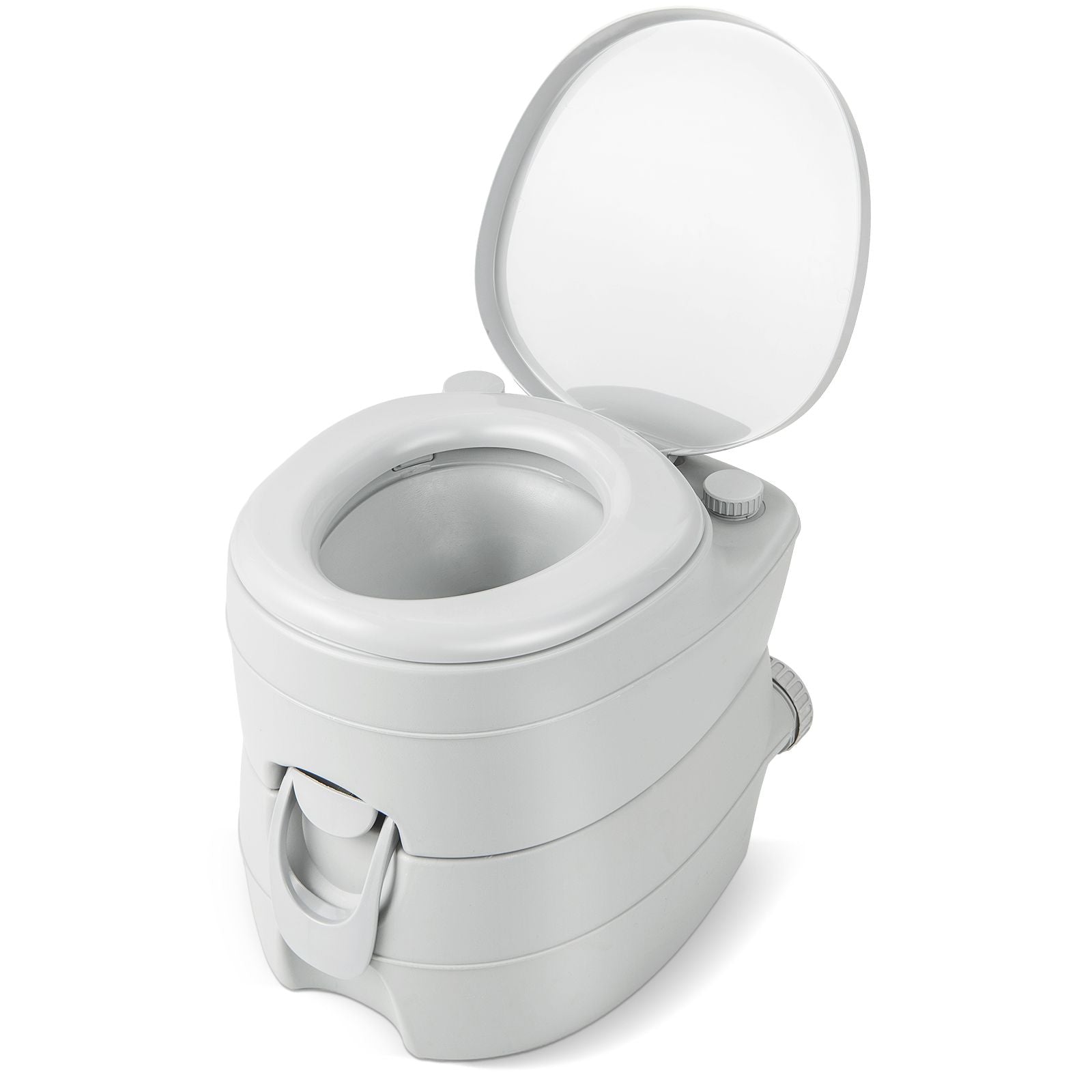 Portable Camping Toilet with 20L Waste Tank & 12L Fresh Water Tank | Odour-Free Flush System