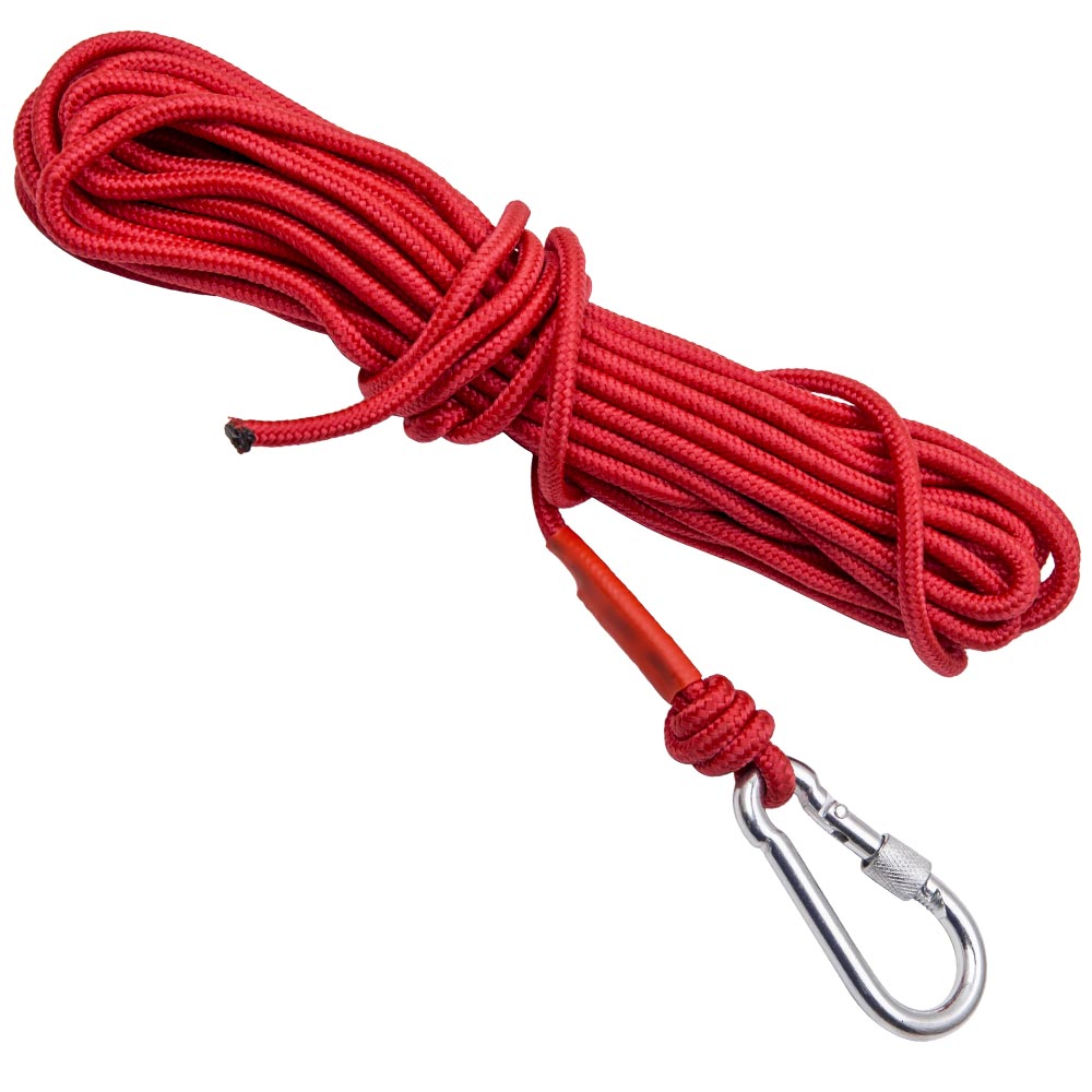 120kg Double-Sided Neodymium Fishing Magnet with 10m Rope & Carabiner – Heavy Duty Metal Detector