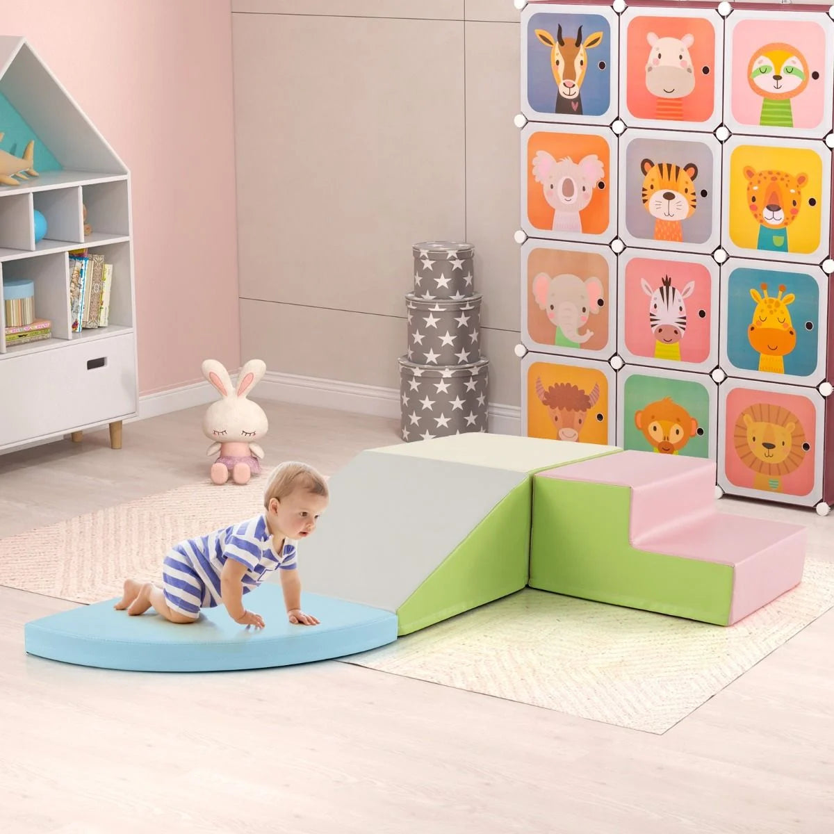 4-Piece Infant Foam Climbing and Crawling Play Set