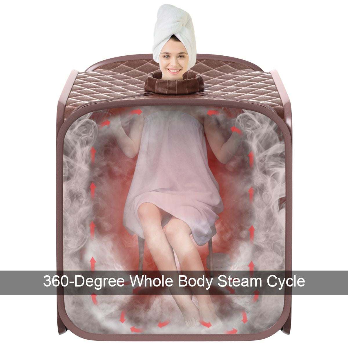 Portable Steam Sauna Spa - Adjustable Temperature Private Sauna Tent