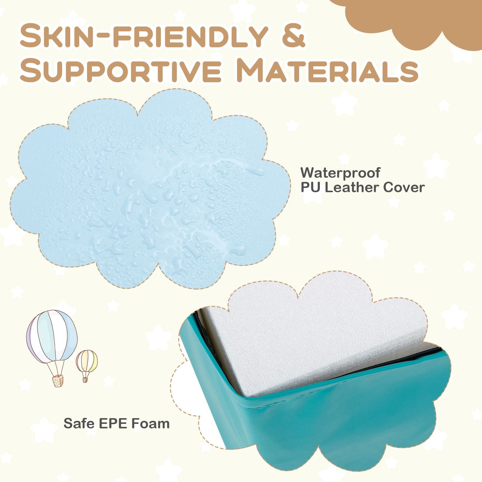 Infant and Toddler Climbing and Crawling Foam Block Play Set