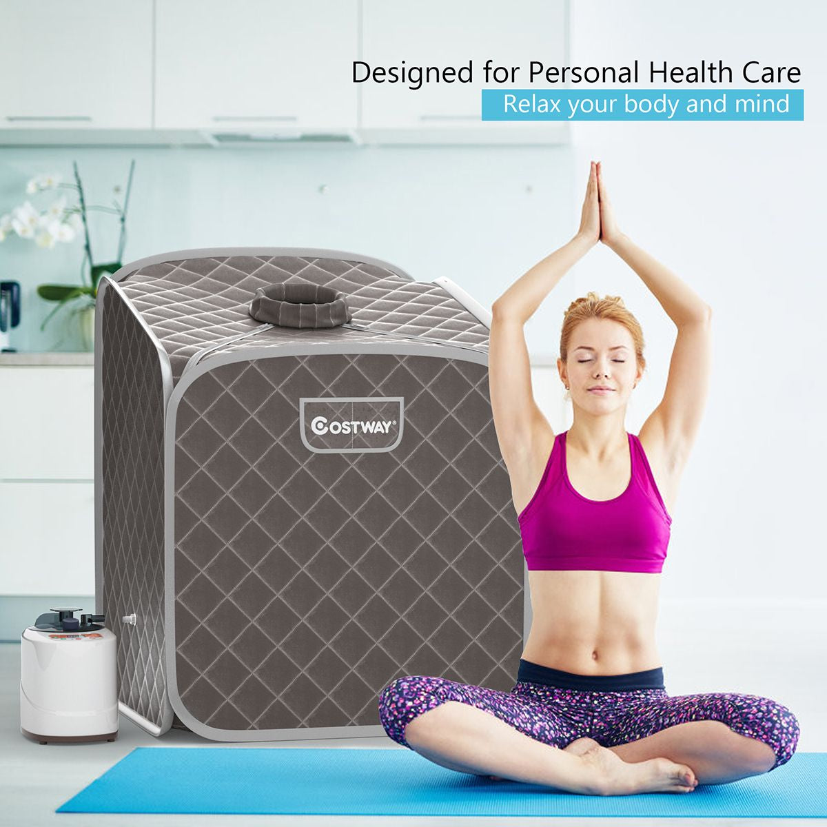 Portable Steam Sauna Spa - Adjustable Temperature Private Sauna Tent