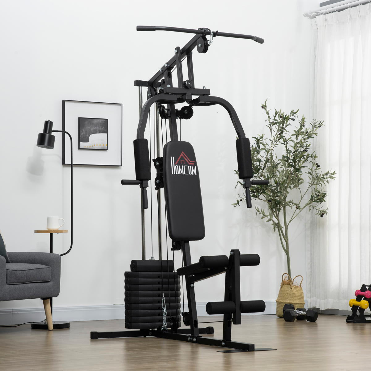 Ultimate Home Gym Rower & Weights: Full-Body Fitness Revolution by HOMCOM - All Round Fitness