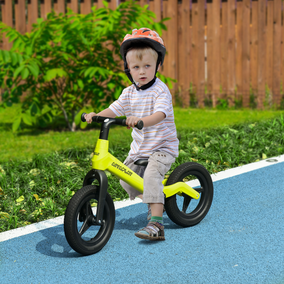 Baby Balance Bike – Adjustable Training Bike with Seat & Handlebar, 12” Wheels, Green - All Round Fitness