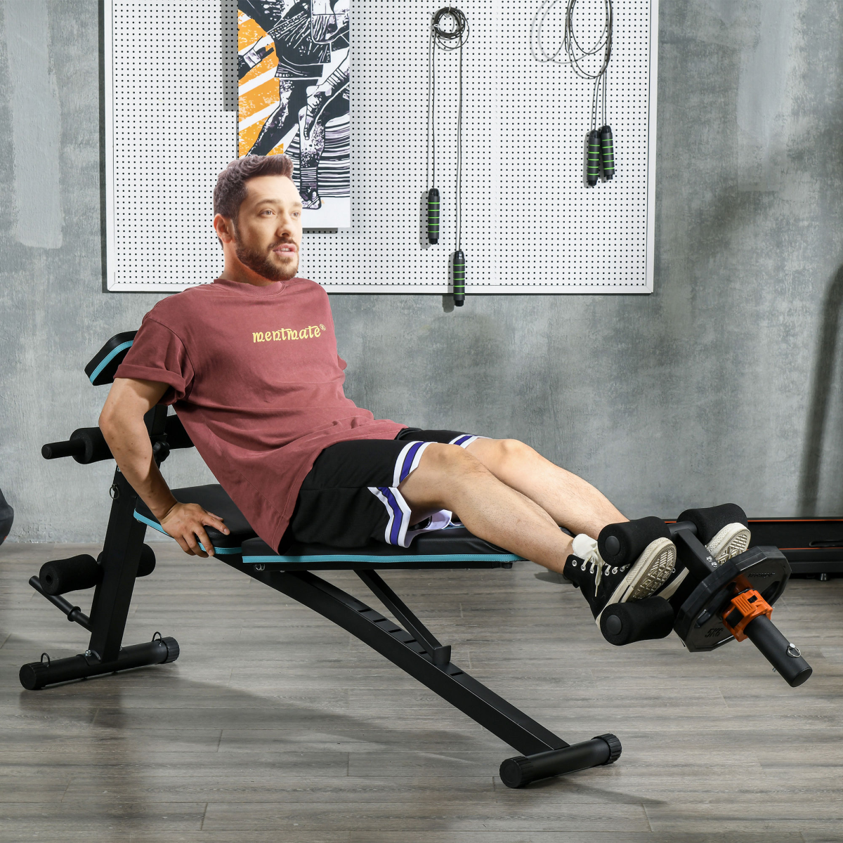 Olympic Tib Bar Tibialis Trainer – Fits 2" Weight Plates, Foam Padded