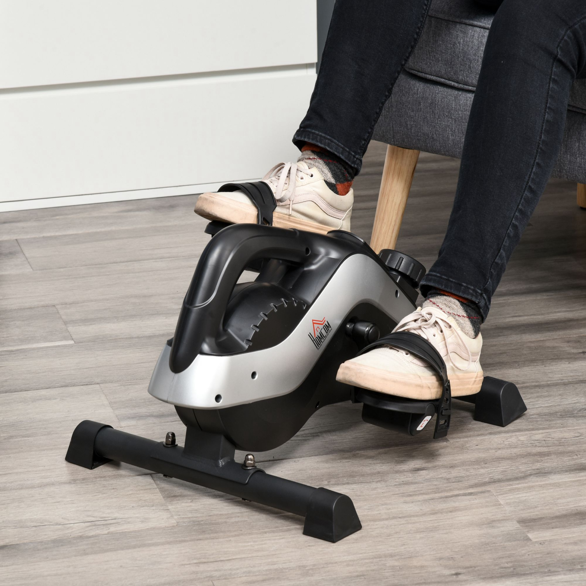 Portable Mini Magnetic Exercise Bike with LCD - 8 Resistance Levels, Compact Fit! - All Round Fitness