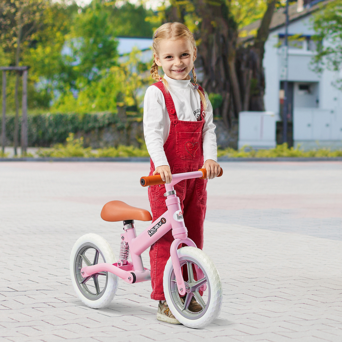 Kids Balance Bike with Adjustable Seat – No Pedals Training Bicycle for Ages 2-5 Years