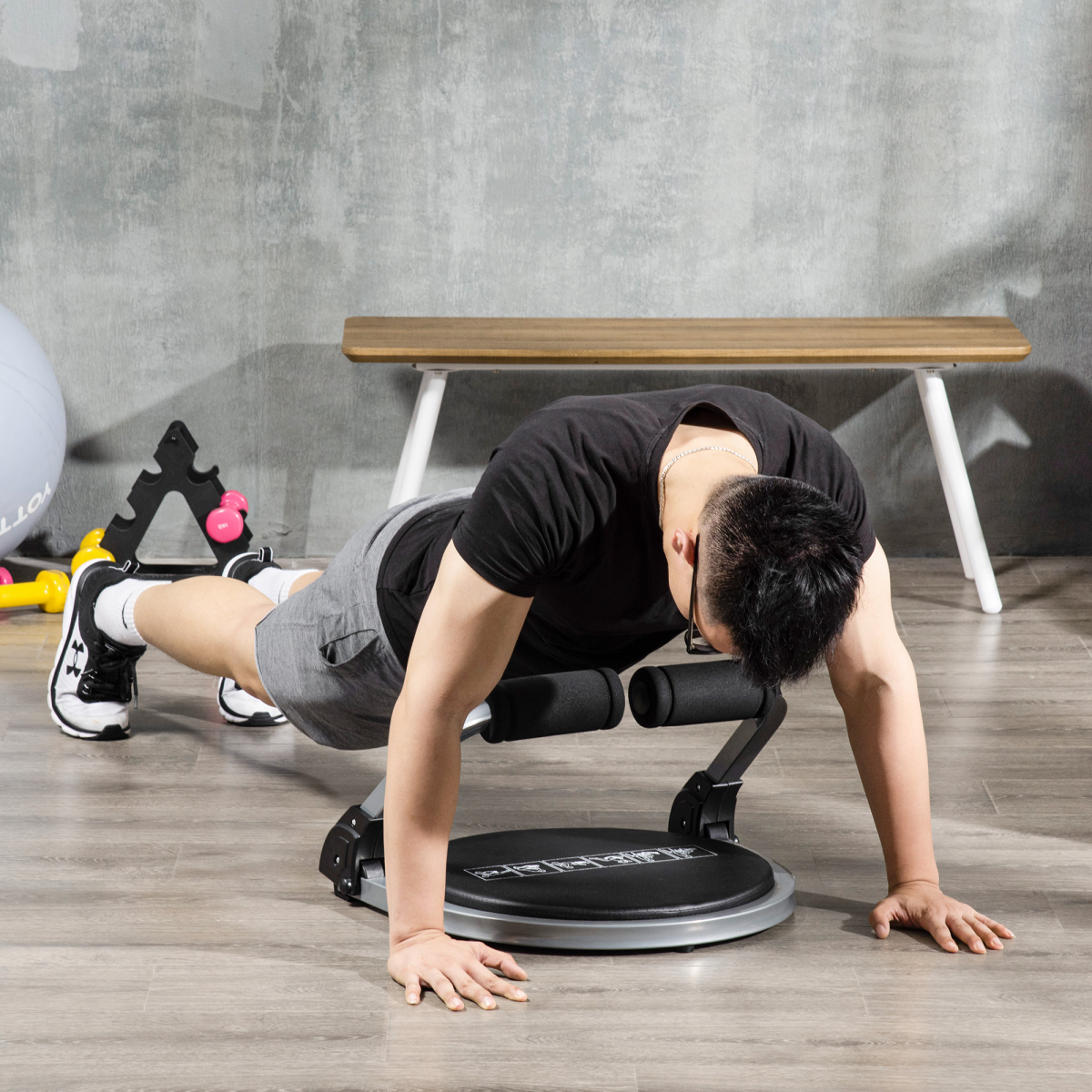 Ultimate Home Ab Trainer: Compact & Durable Sit-Up Machine for Total Body Fitness - All Round Fitness