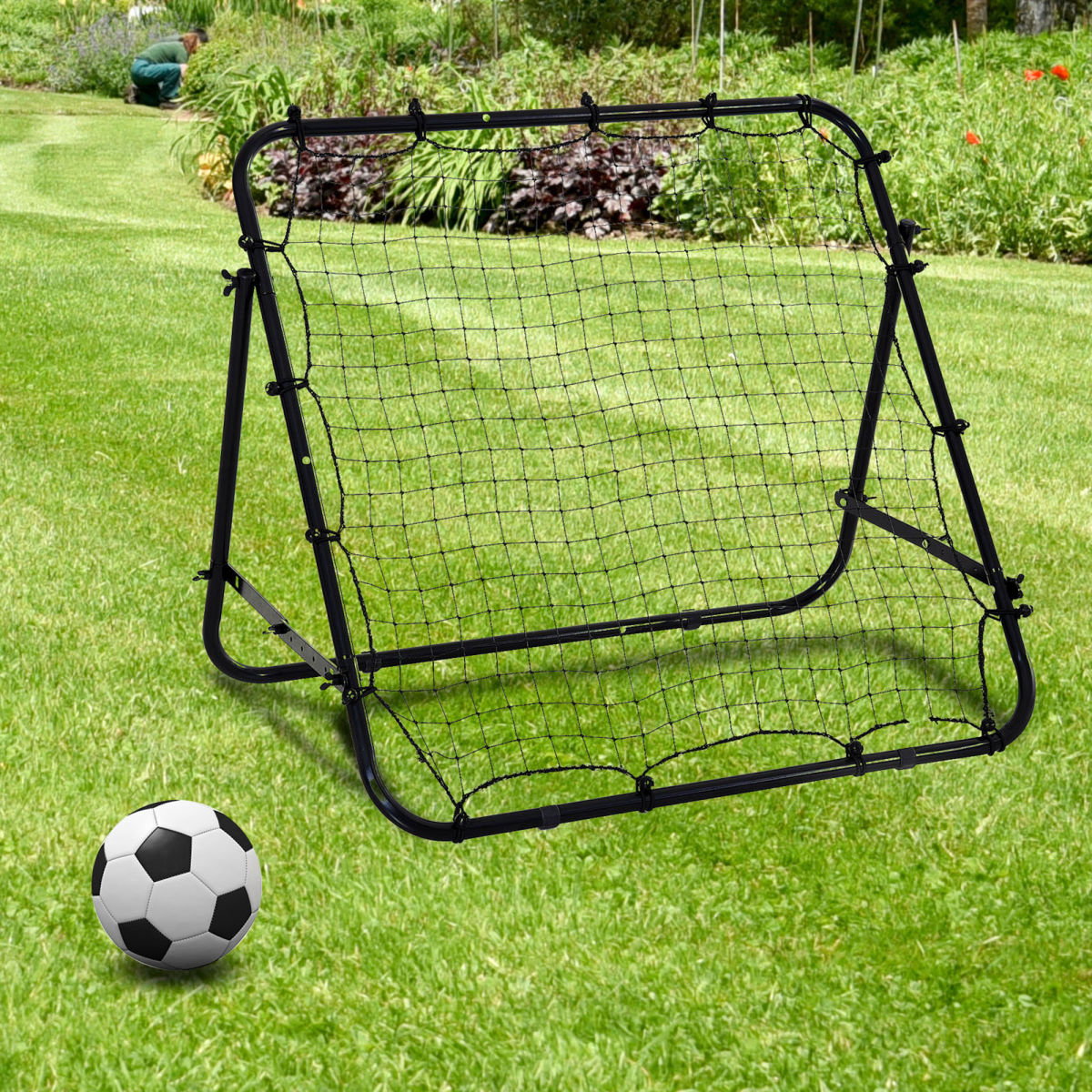 Ultimate Football Rebounder Net: Adjustable Training Aid for All Ages - All Round Fitness