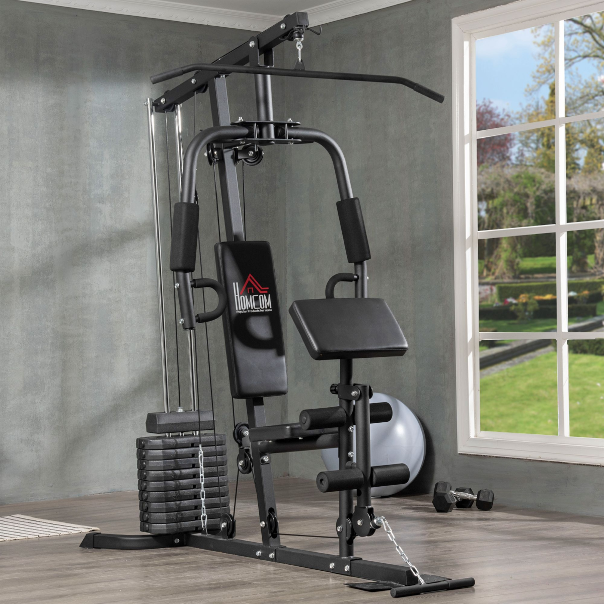 Ultimate 45kg Home Gym Machine: Total Body Strength & Stability in One! - All Round Fitness