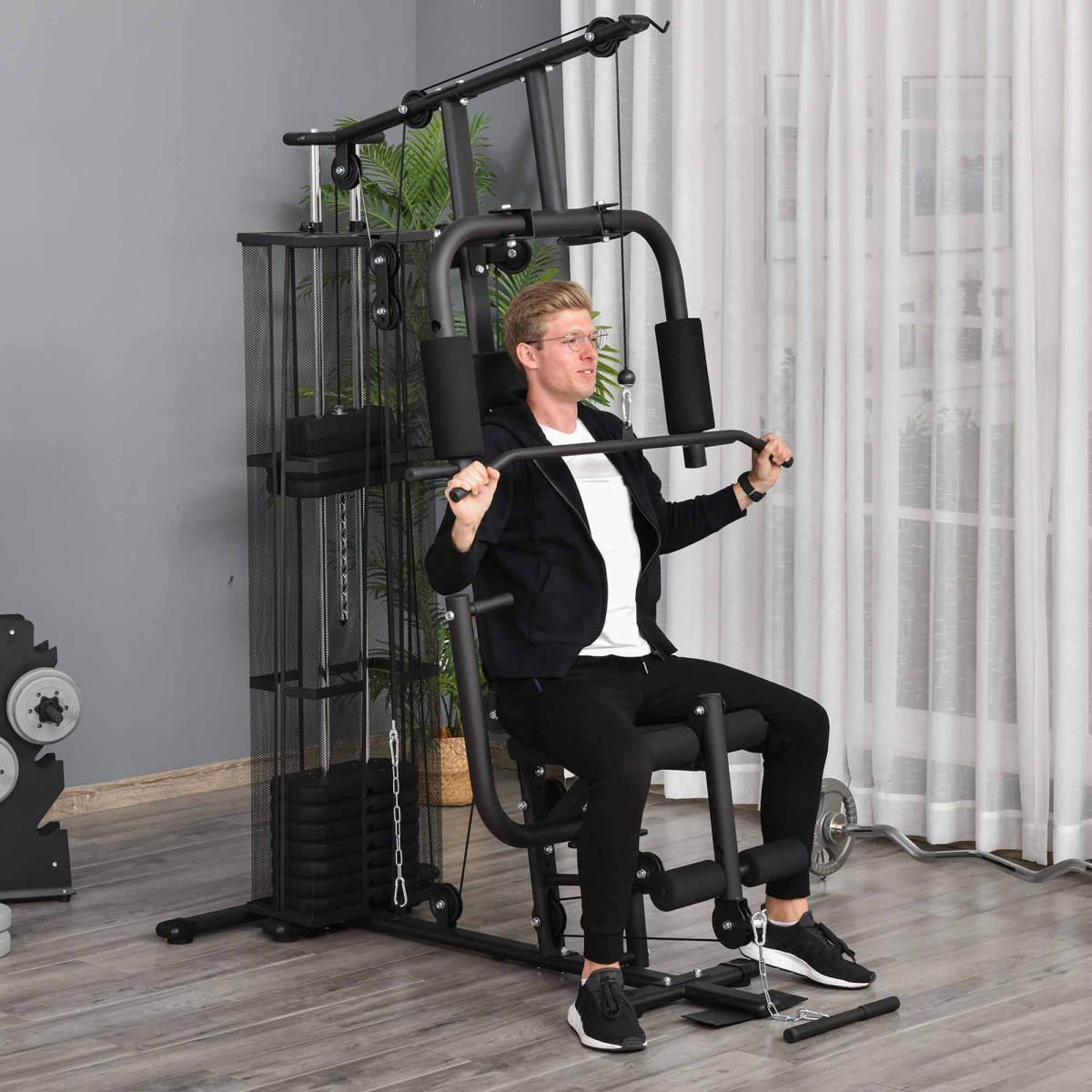 Ultimate Home Gym Multi-Function Strength Training Machine for Full Body Workouts - All Round Fitness