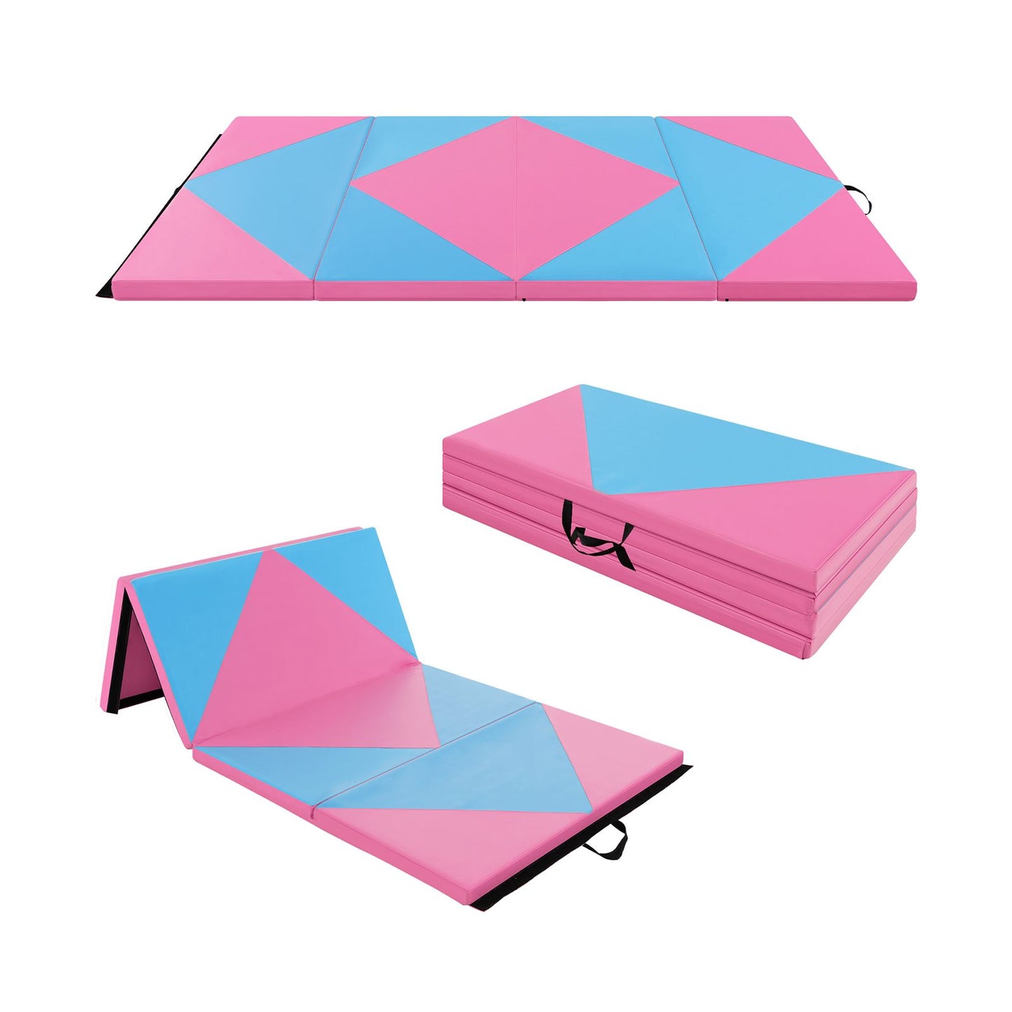 240 cm PU Leather Folding Gymnastics Mat