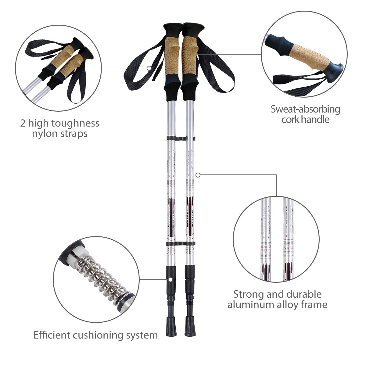 Adjustable Hiking Pole (65-135 cm)