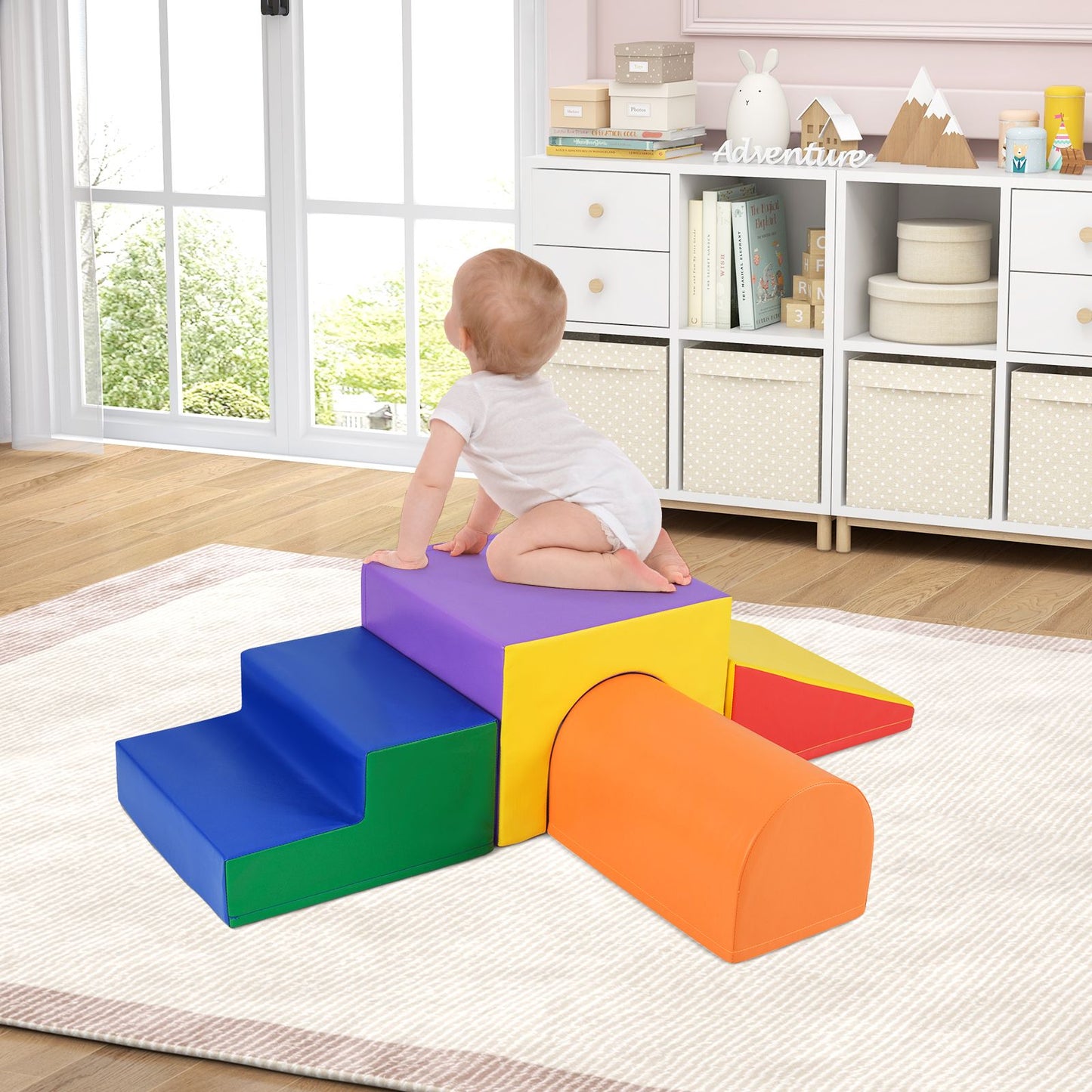 Infant and Toddler Climbing and Crawling Foam Block Play Set