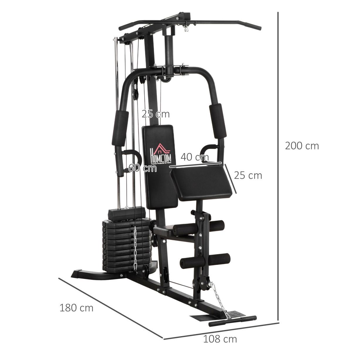 Ultimate 45kg Home Gym Machine: Total Body Strength & Stability in One! - All Round Fitness