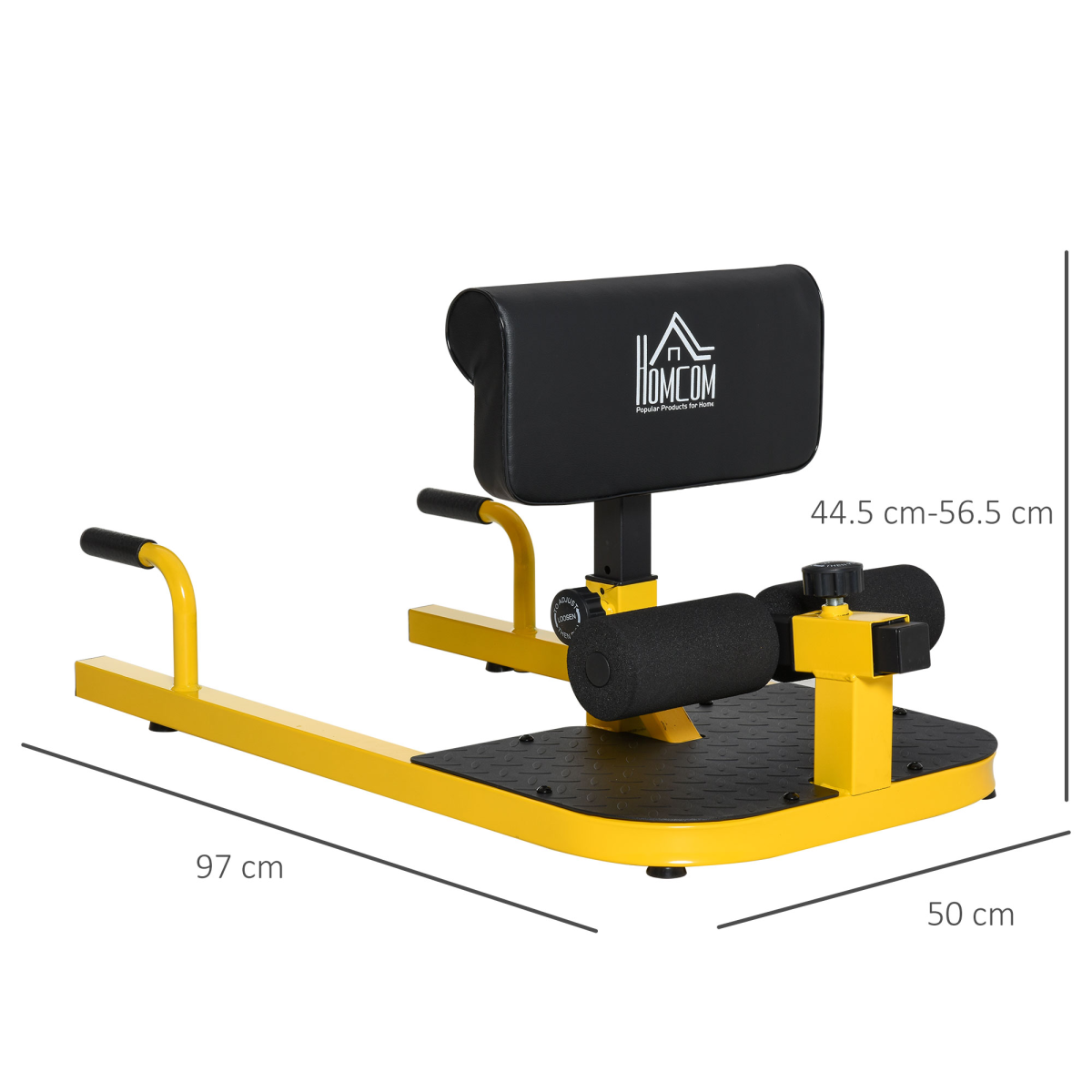 3-in-1 Squat, Sit-Up & Push-Up Machine – Adjustable Leg Exerciser for Full-Body Training - All Round Fitness