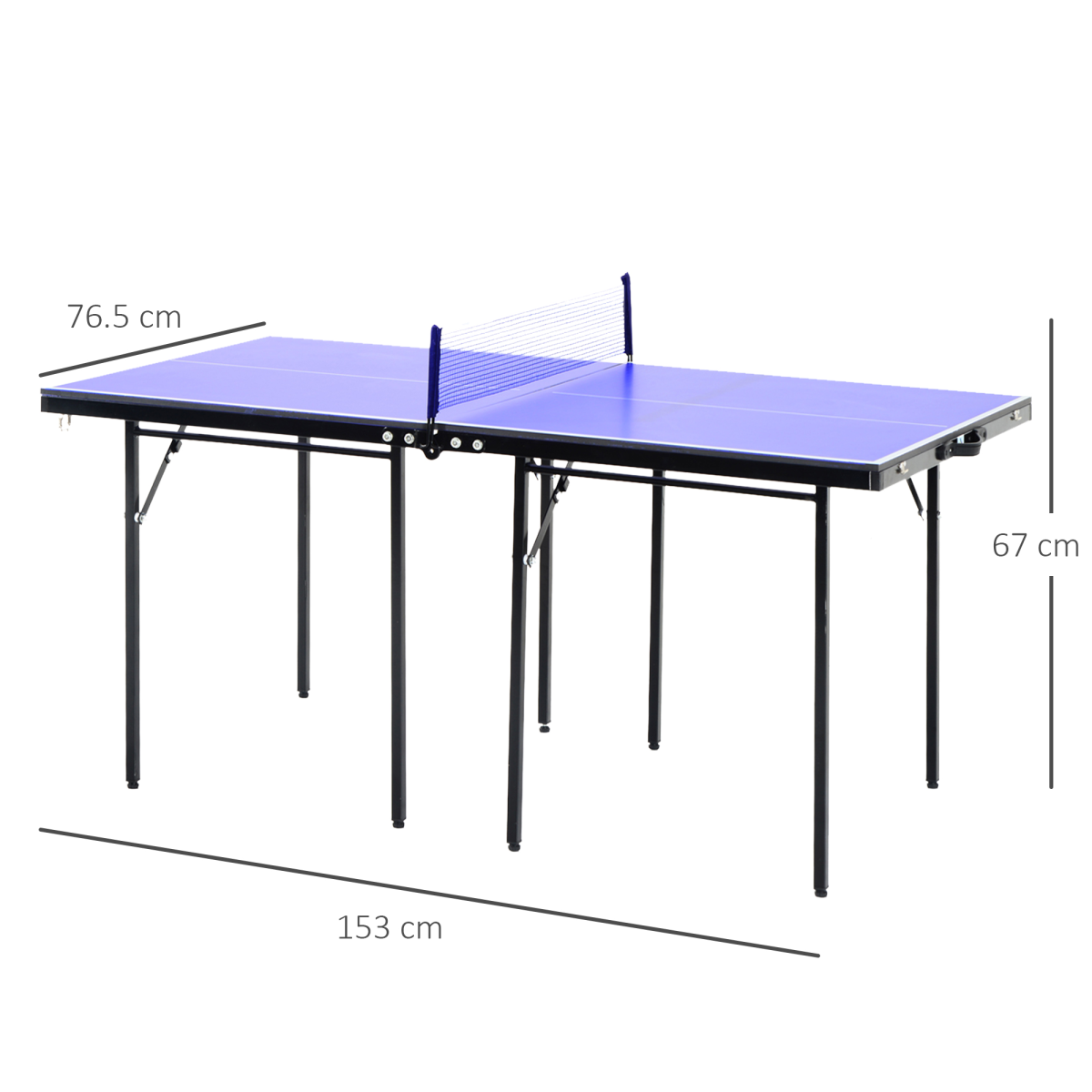 Portable Folding Mini Table Tennis Set - Fun Game for Family & Friends! - All Round Fitness