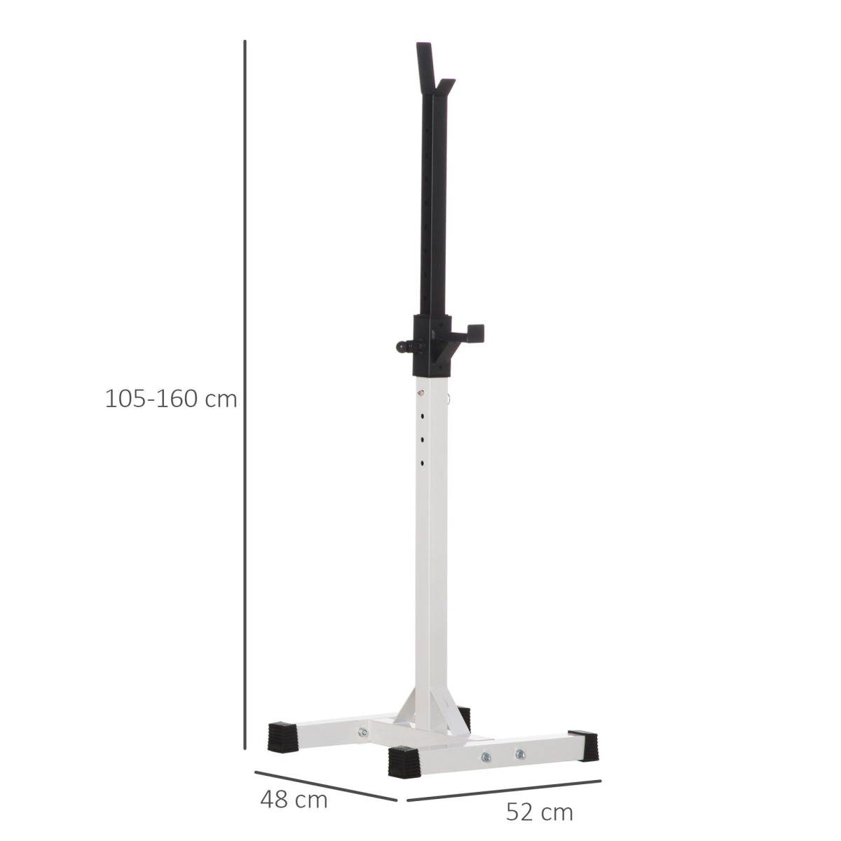 Heavy Duty Adjustable Squat & Barbell Stand – Multi-Use Power Rack for Home & Gym Training - All Round Fitness