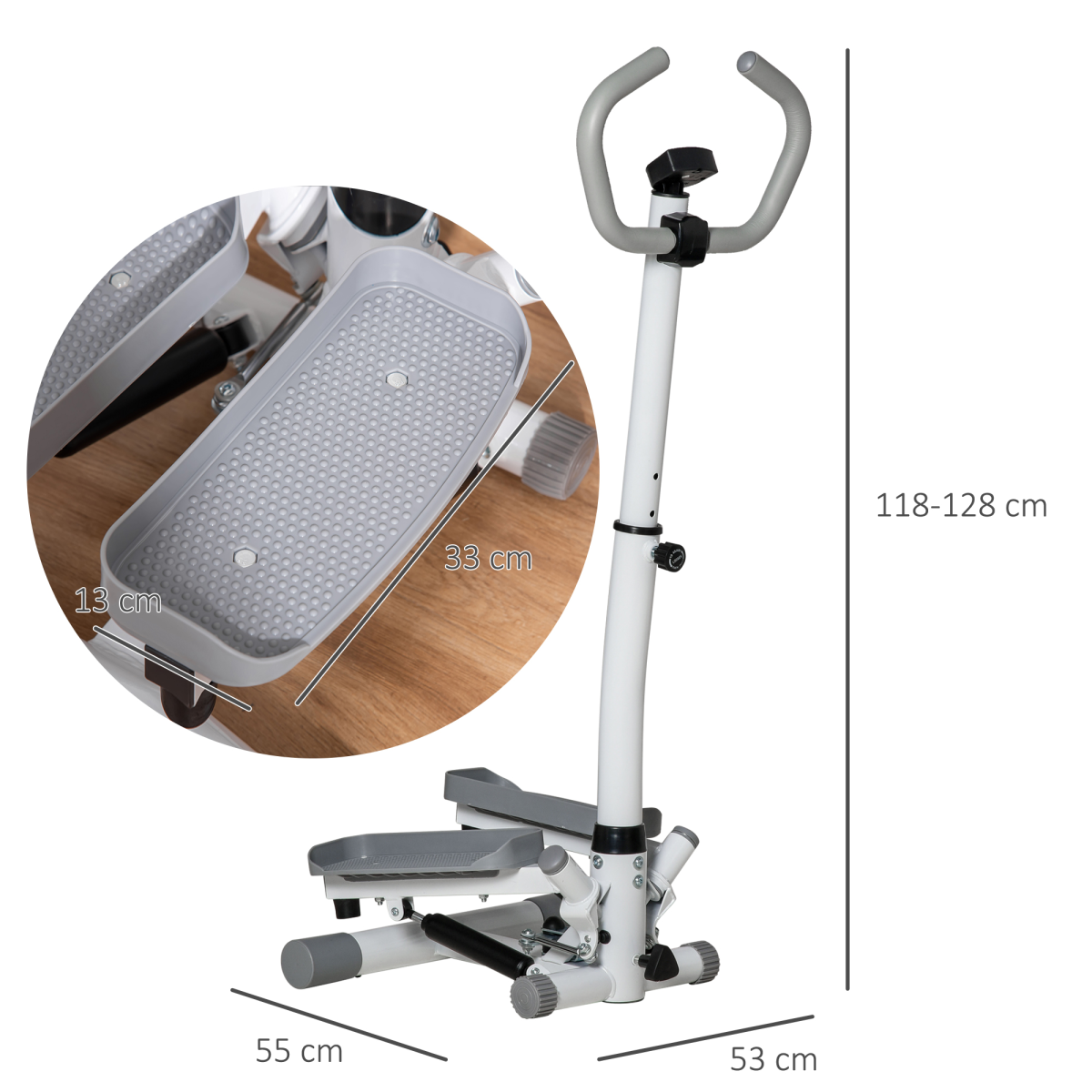 Ultimate Adjustable Twist Stepper: Home Gym Aerobic Workout Mastery - All Round Fitness