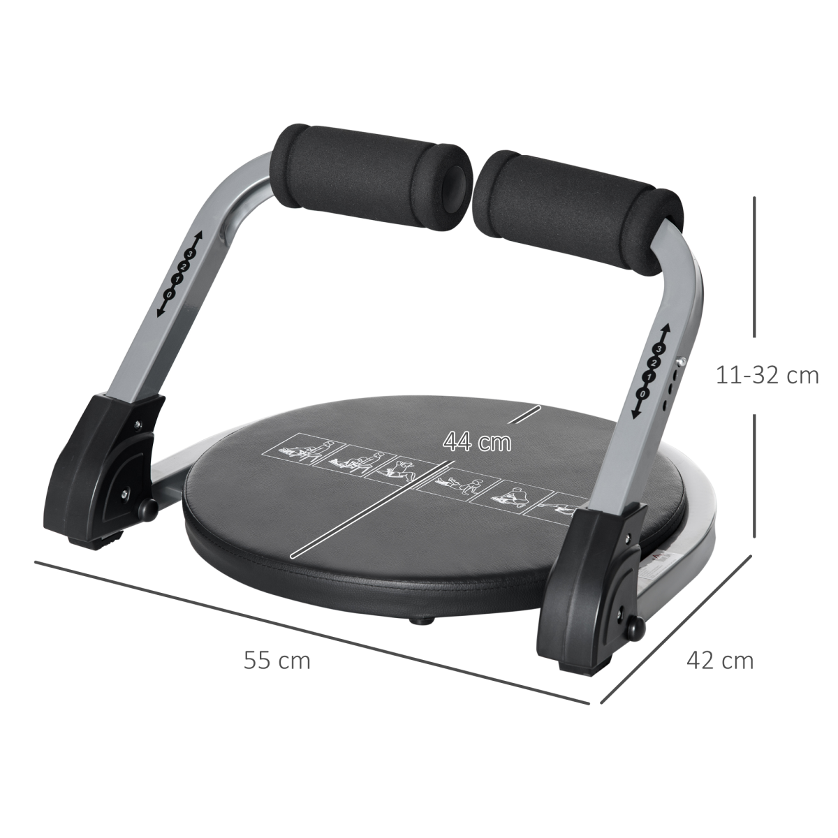 Ultimate Home Ab Trainer: Compact & Durable Sit-Up Machine for Total Body Fitness - All Round Fitness