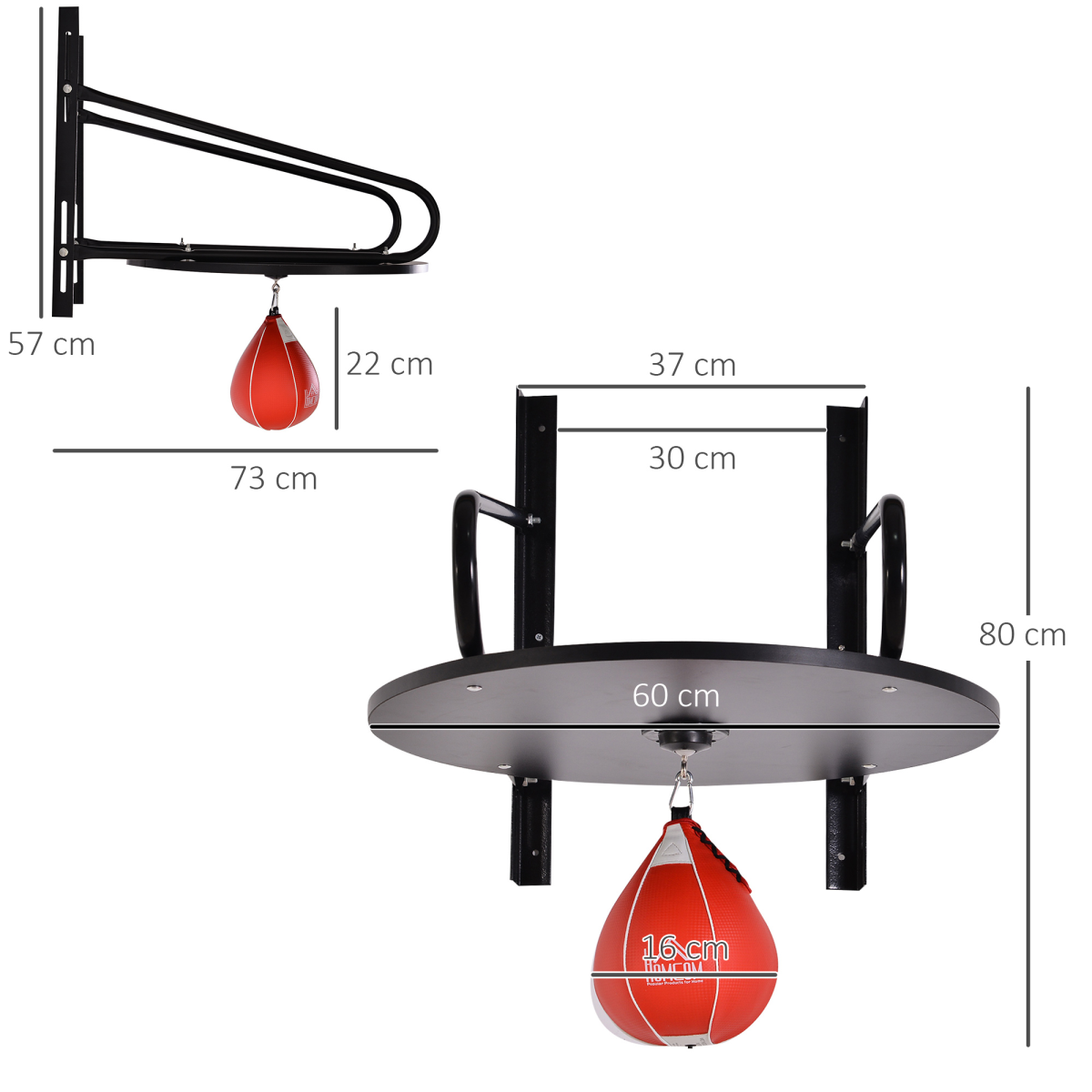 Ultimate Wall-Mounted Speed Bag Platform: Elevate Your Boxing Training Today! - All Round Fitness