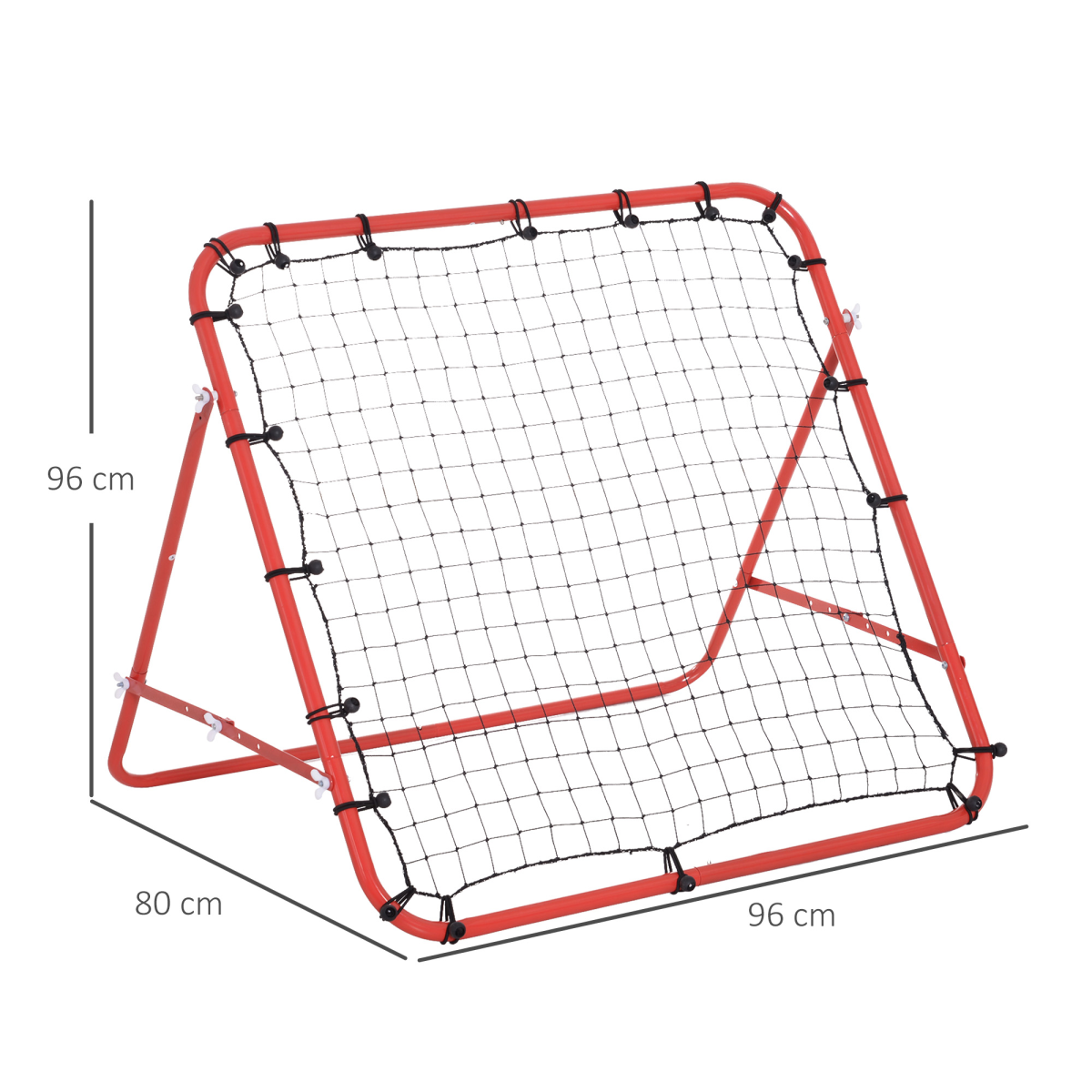 HOMCOM Versatile Rebounder Net - Elevate Your Game in Baseball, Soccer & More! - All Round Fitness