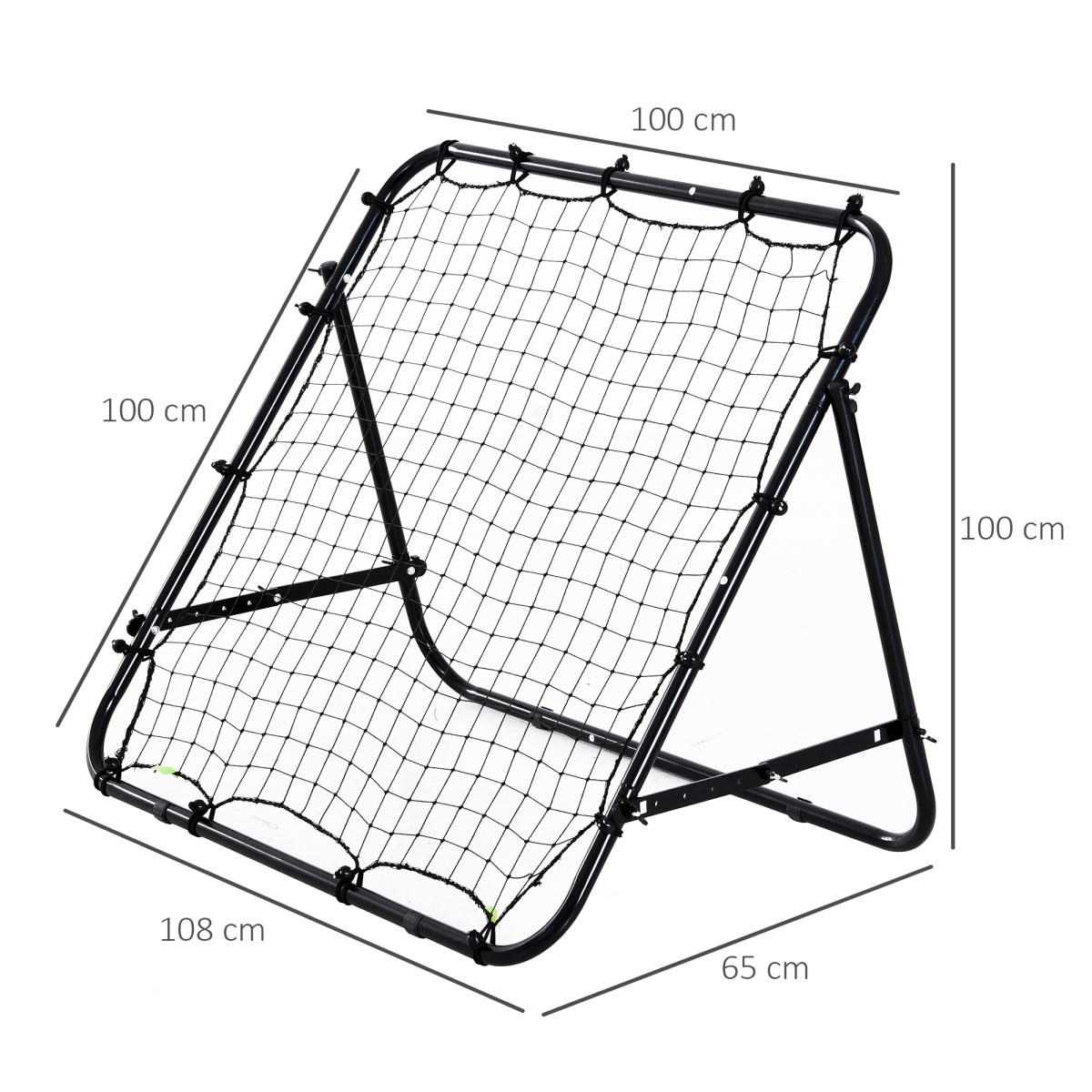 Ultimate Football Rebounder Net: Adjustable Training Aid for All Ages - All Round Fitness