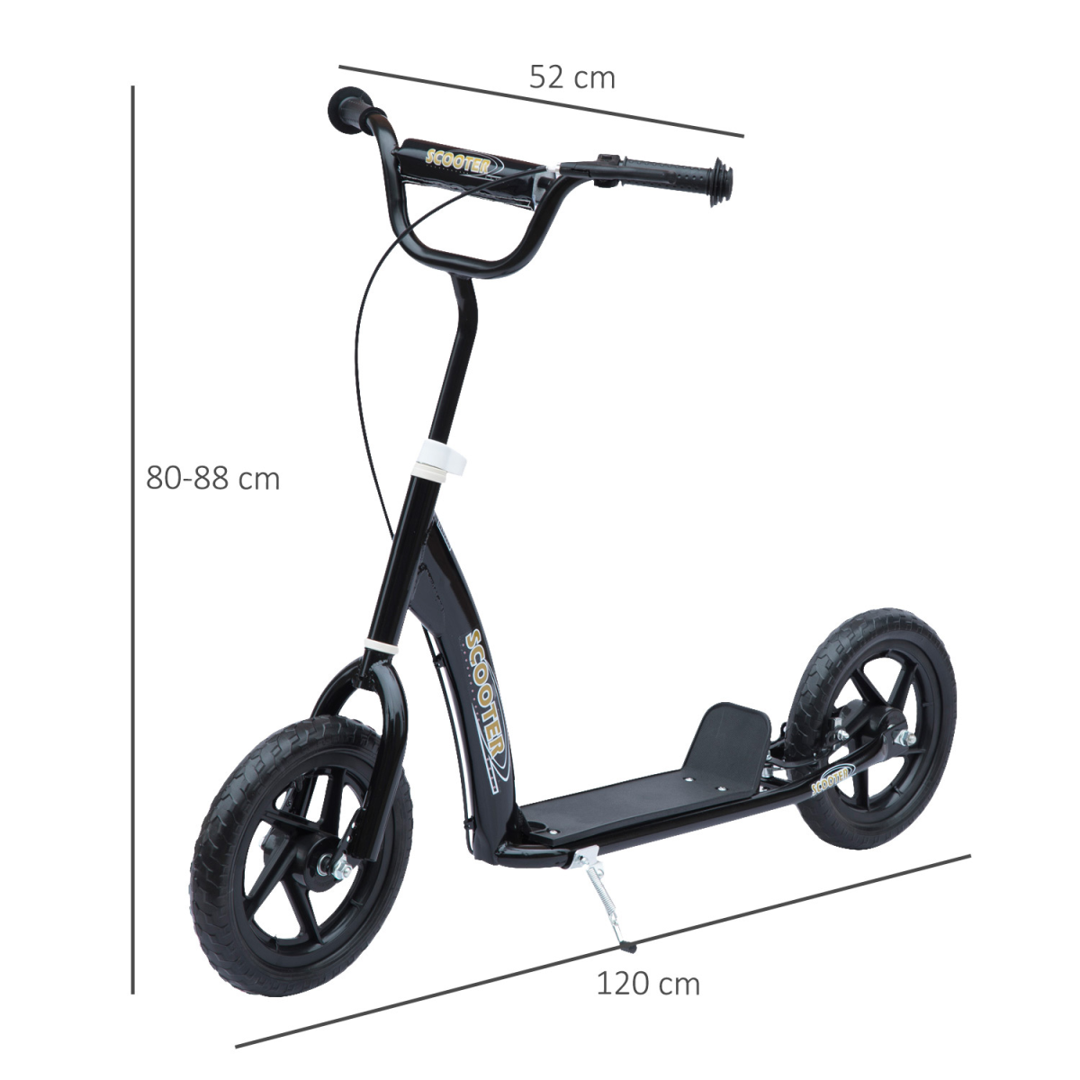 Adventure Awaits: HOMCOM 12" Kids Stunt Scooter - Fun & Safe Ride! - All Round Fitness