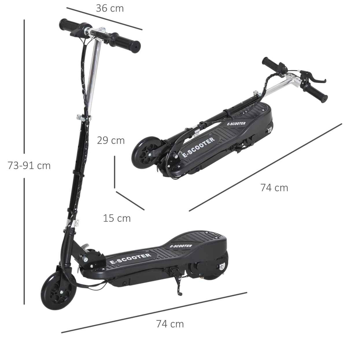 Adventure Ready: HOMCOM Folding Electric Scooter for Kids 7-14, Adjustable Speed! - All Round Fitness