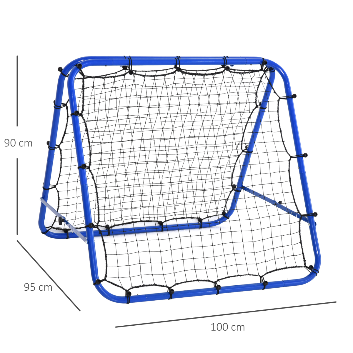 Adjustable Angle Rebounder Net - Ultimate Football Training Aid by HOMCOM - All Round Fitness