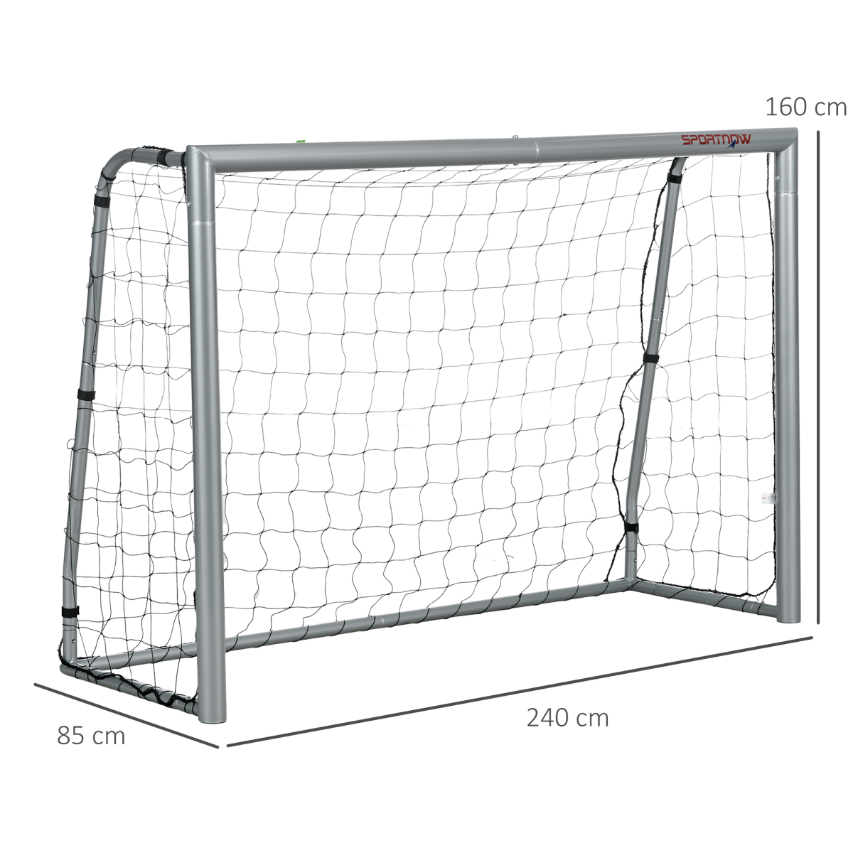 SPORTNOW 8ft x 5ft Football Goal – Easy Setup Training Net for Kids & Adults